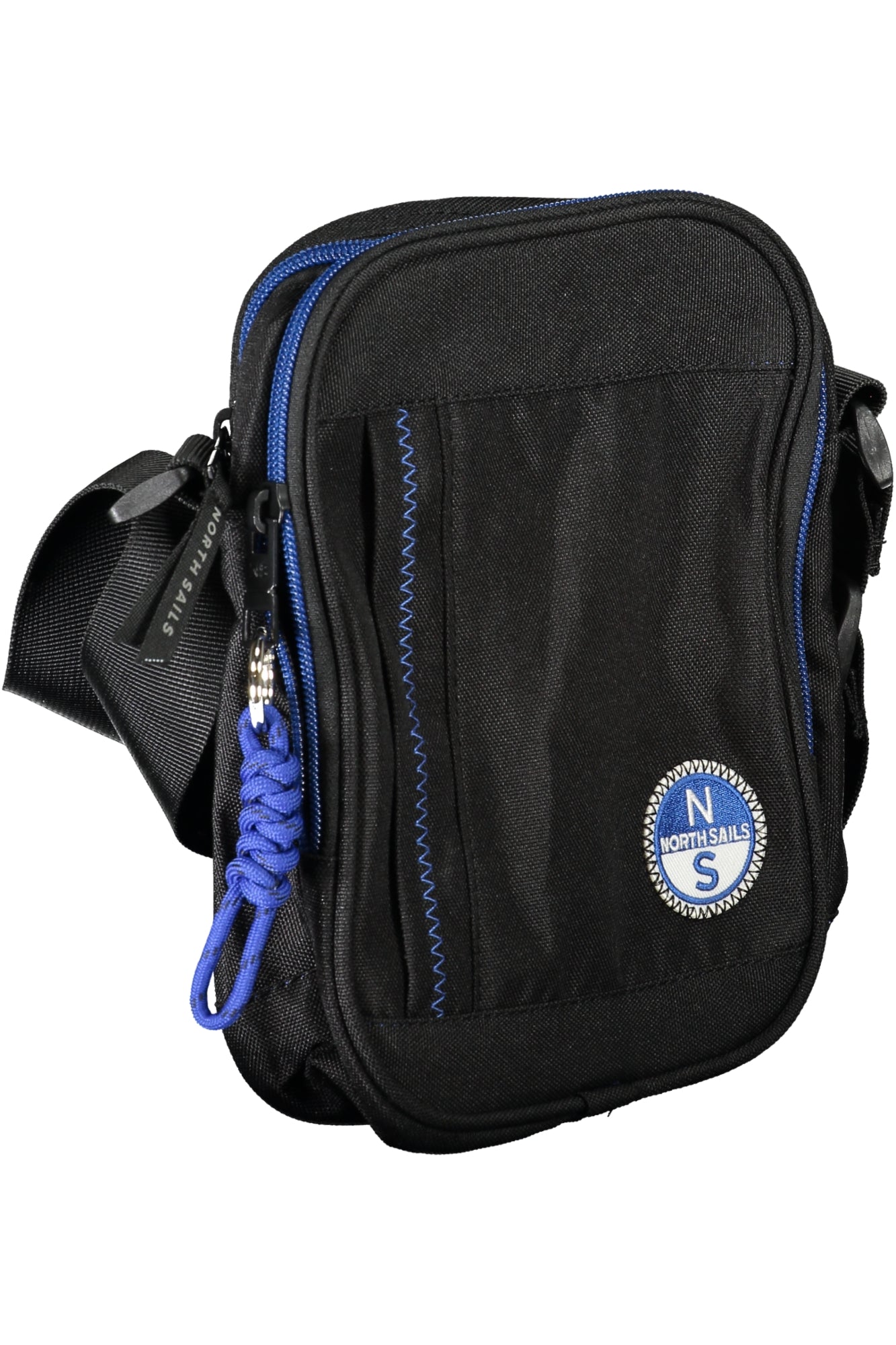 NORTH SAILS Herren Umhängetasche Blau – Praktische Schultertasche mit verstellbarem Gurt Schwarz