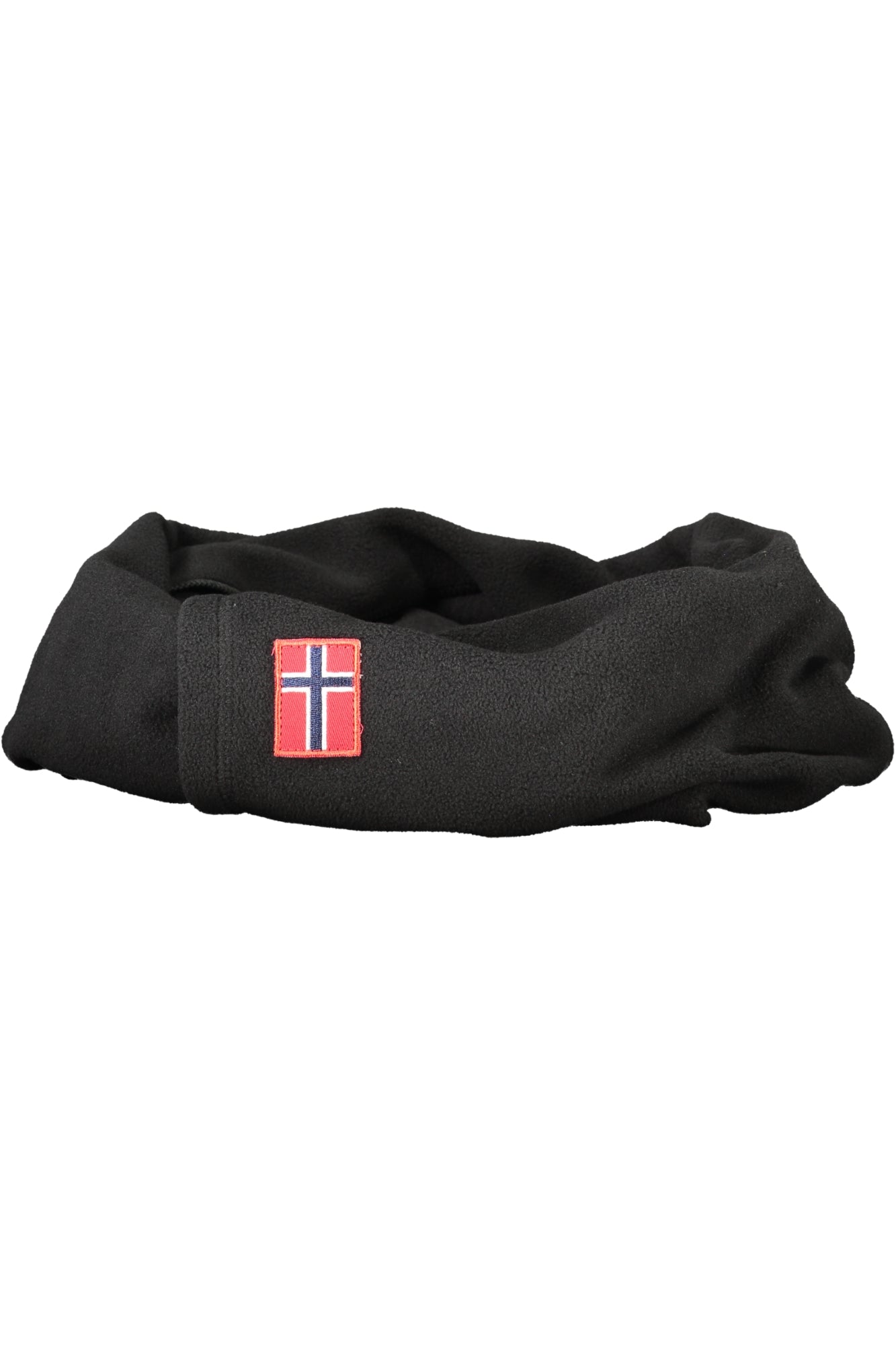 NORWAY 1963 Fleece-Mütze Herren – Warme Wintermütze mit Logo-Applikation Schwarz