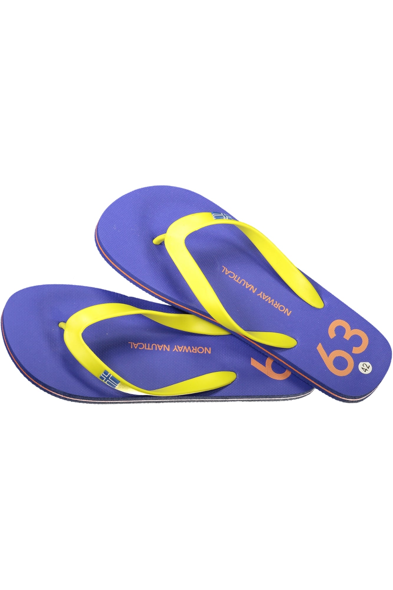 NORWAY 1963 Herren-Slipper blau – Bequeme Flip-Flops für Frühjahr & Sommer Blau
