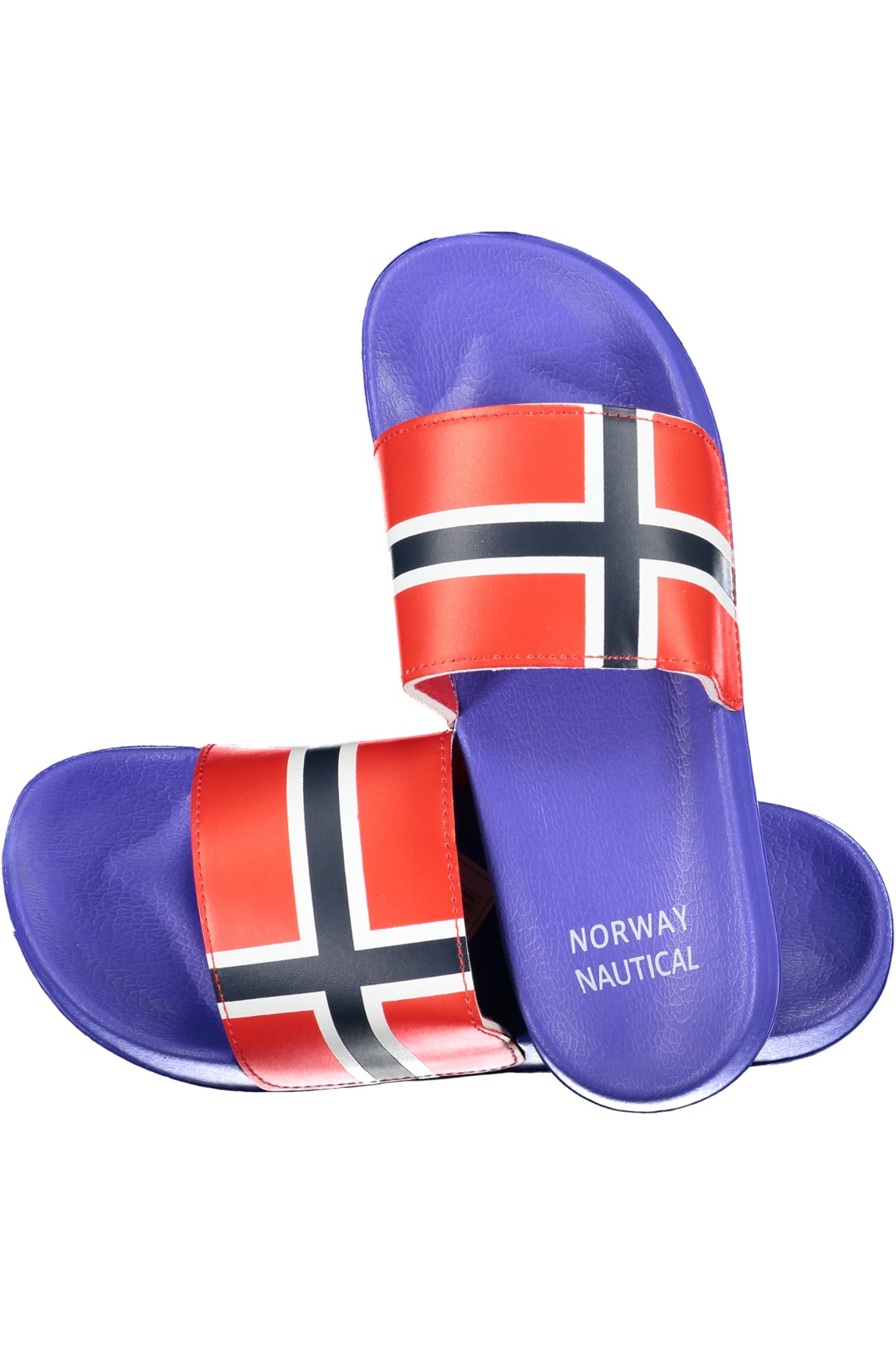 NORWAY 1963 Herren-Slipper blau – Bequeme Hausschuhe für Männer | soulluna.de Blau