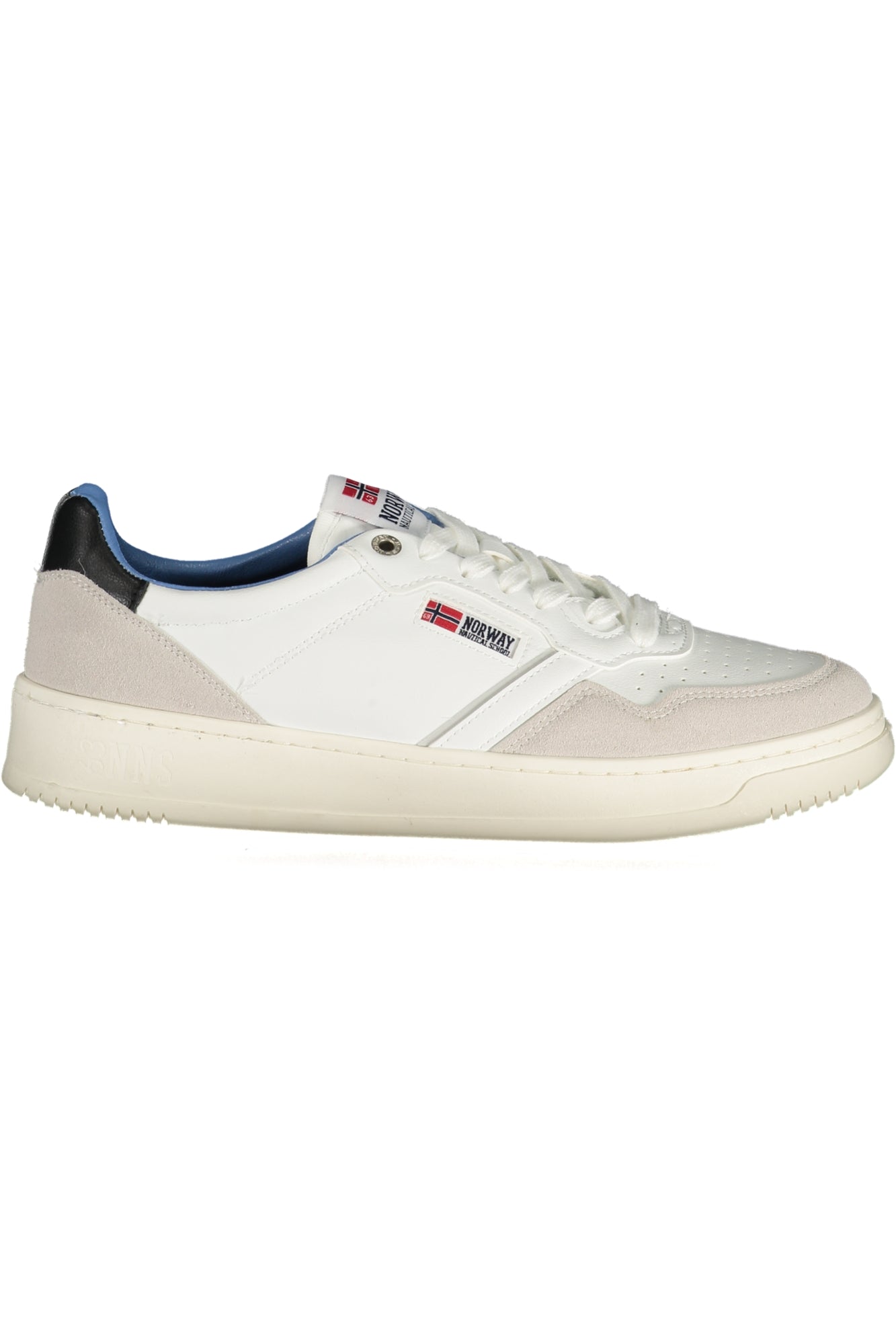 NORWAY 1963 Herren Sneaker – Sportschuh mit Schnürsenkel Weiß