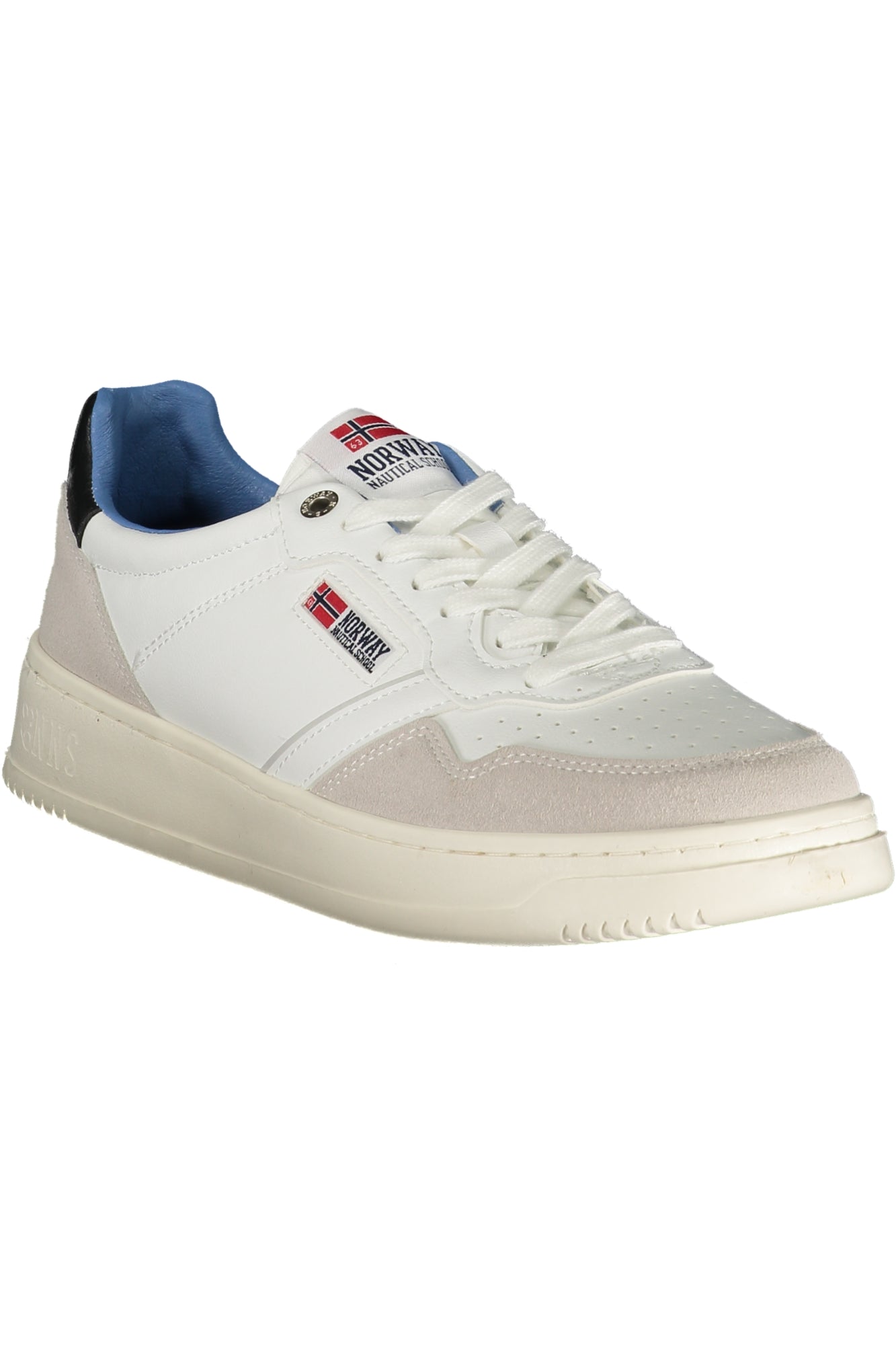 NORWAY 1963 Herren Sneaker – Sportschuh mit Schnürsenkel Weiß