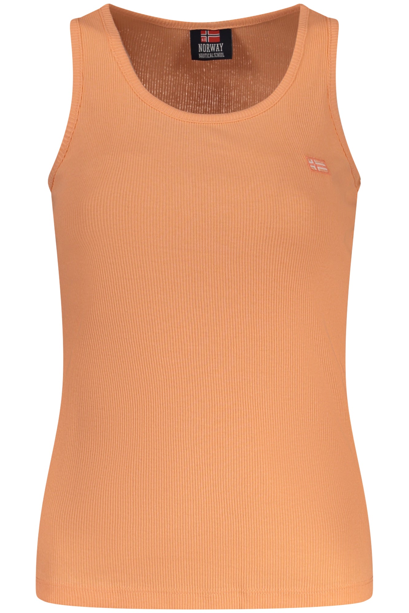 NORWAY 1963 Tank Top Damen – Schwarzes Baumwoll-Top mit Stickerei für Sommer Rosa