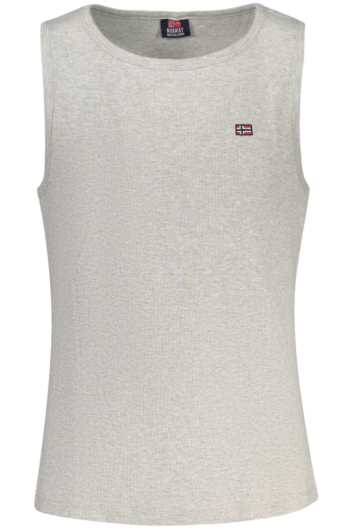 NORWAY 1963 Tanktop Herren Schwarz – Logo-Stickerei aus 100% Baumwolle Grau