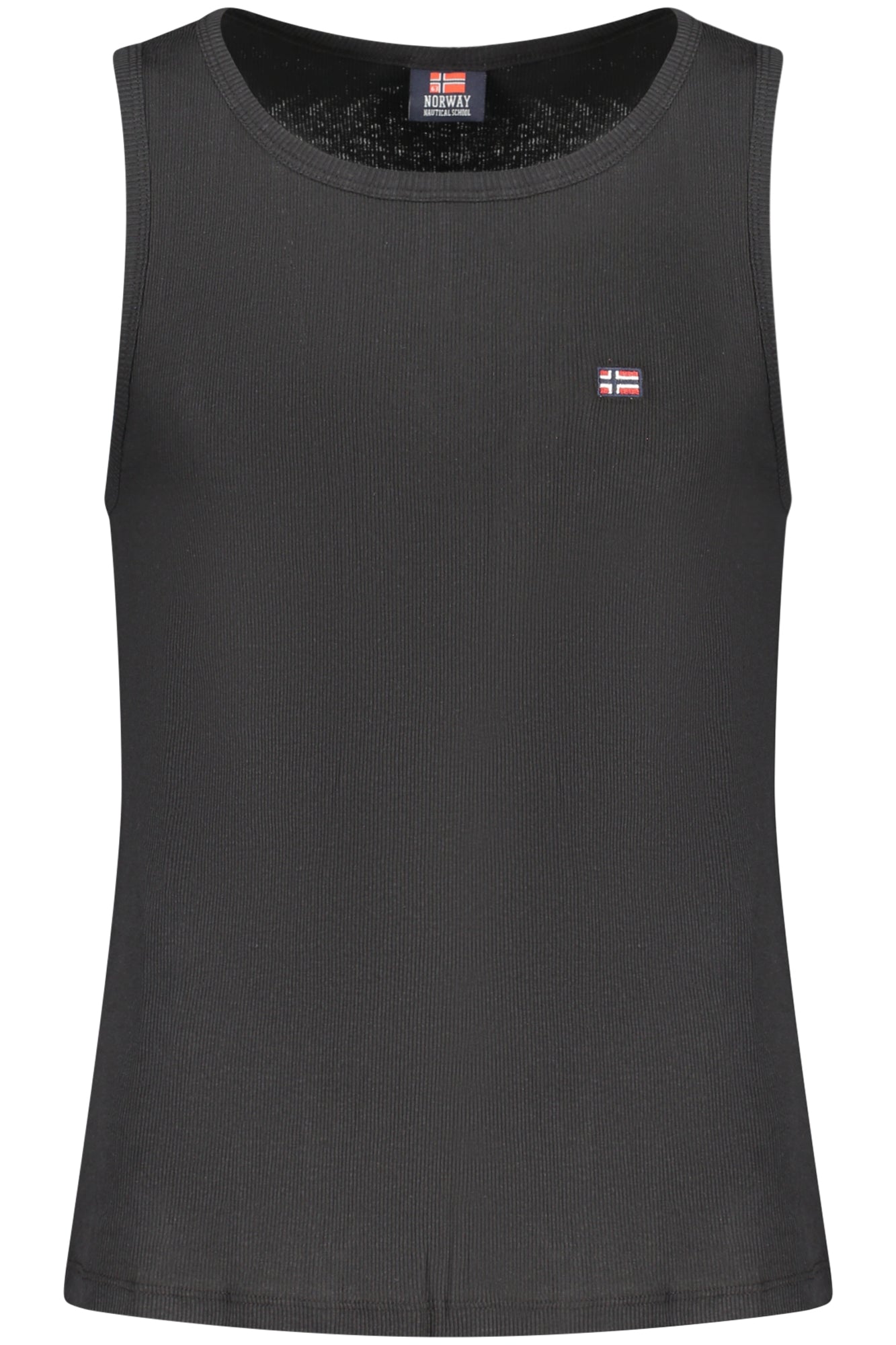 NORWAY 1963 Tanktop Herren Schwarz – Logo-Stickerei aus 100% Baumwolle Schwarz
