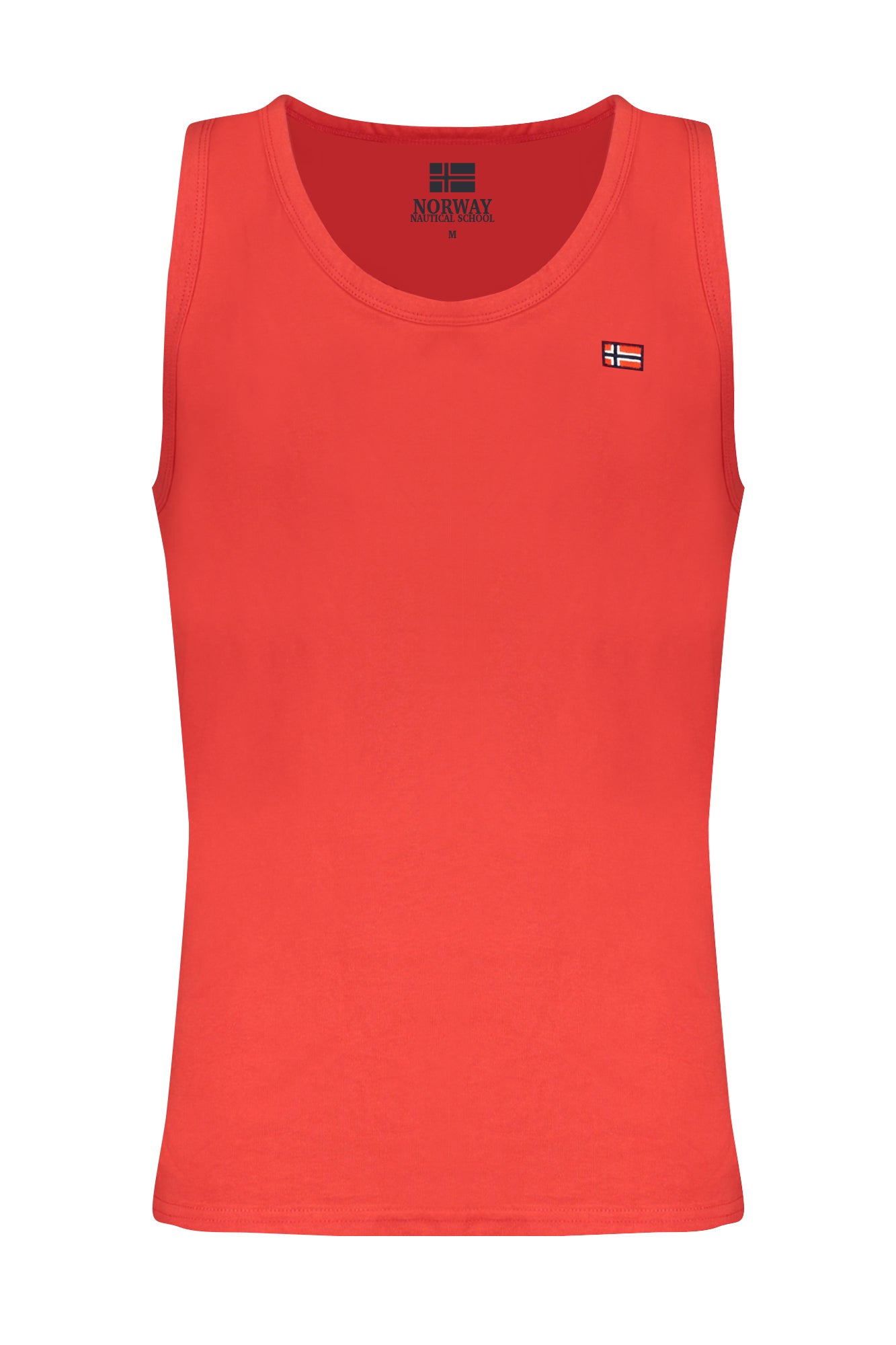 NORWAY 1963 Tanktop Herren – Rotes Sommer-Top mit Logo-Stickerei | soulluna.de Rot
