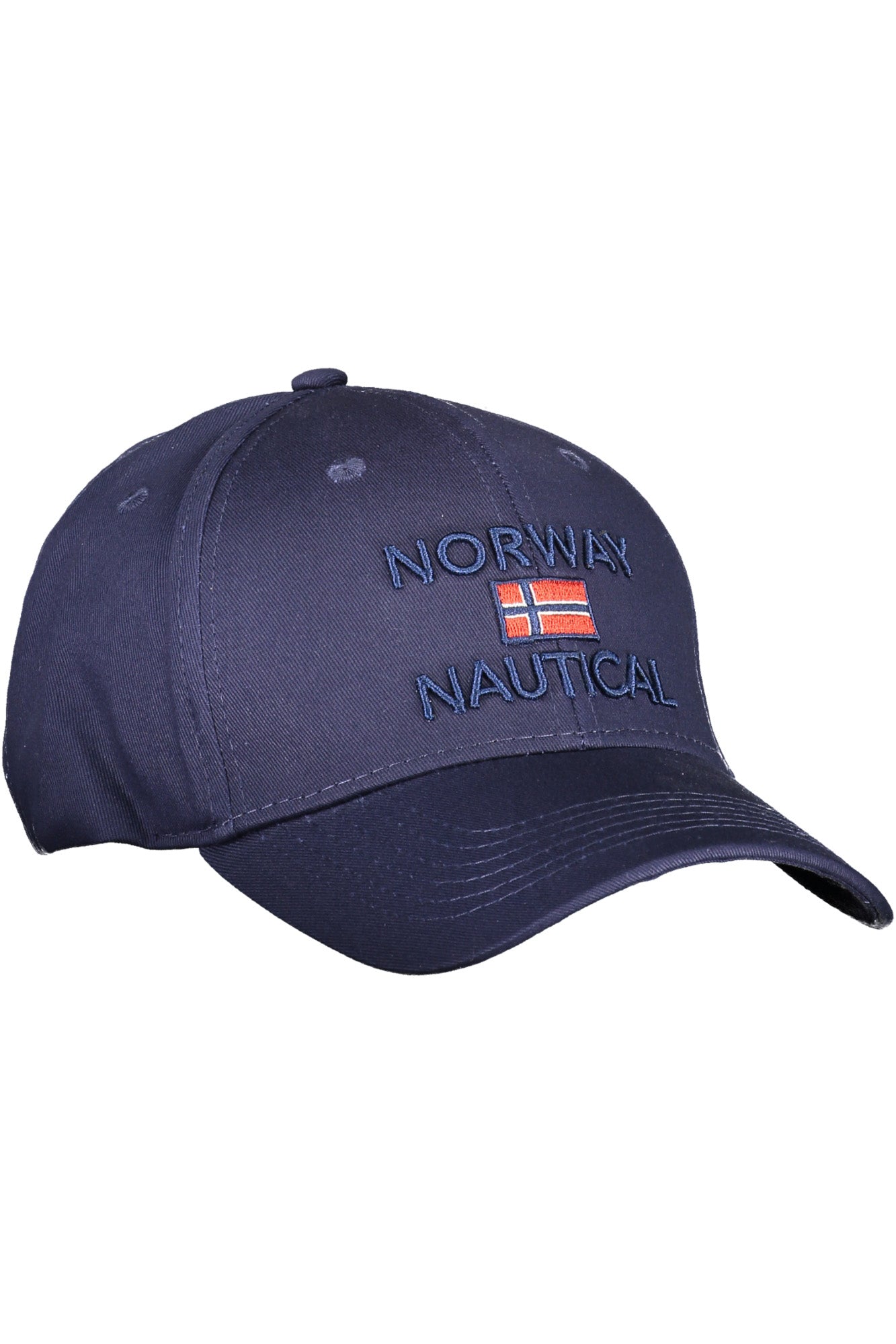 NORWAY 1963 Blauer Herrenhut – Schirmmütze aus Baumwolle mit Stickerei | soulluna.de Blau