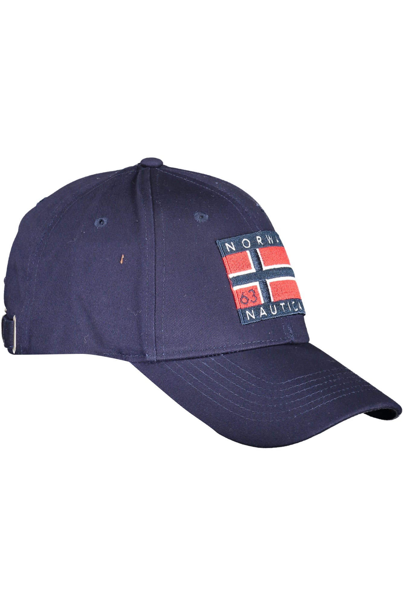 NORWAY 1963 Herrenhut Weiß – Verstellbarer Baumwollhut für Frühjahr & Sommer Blau