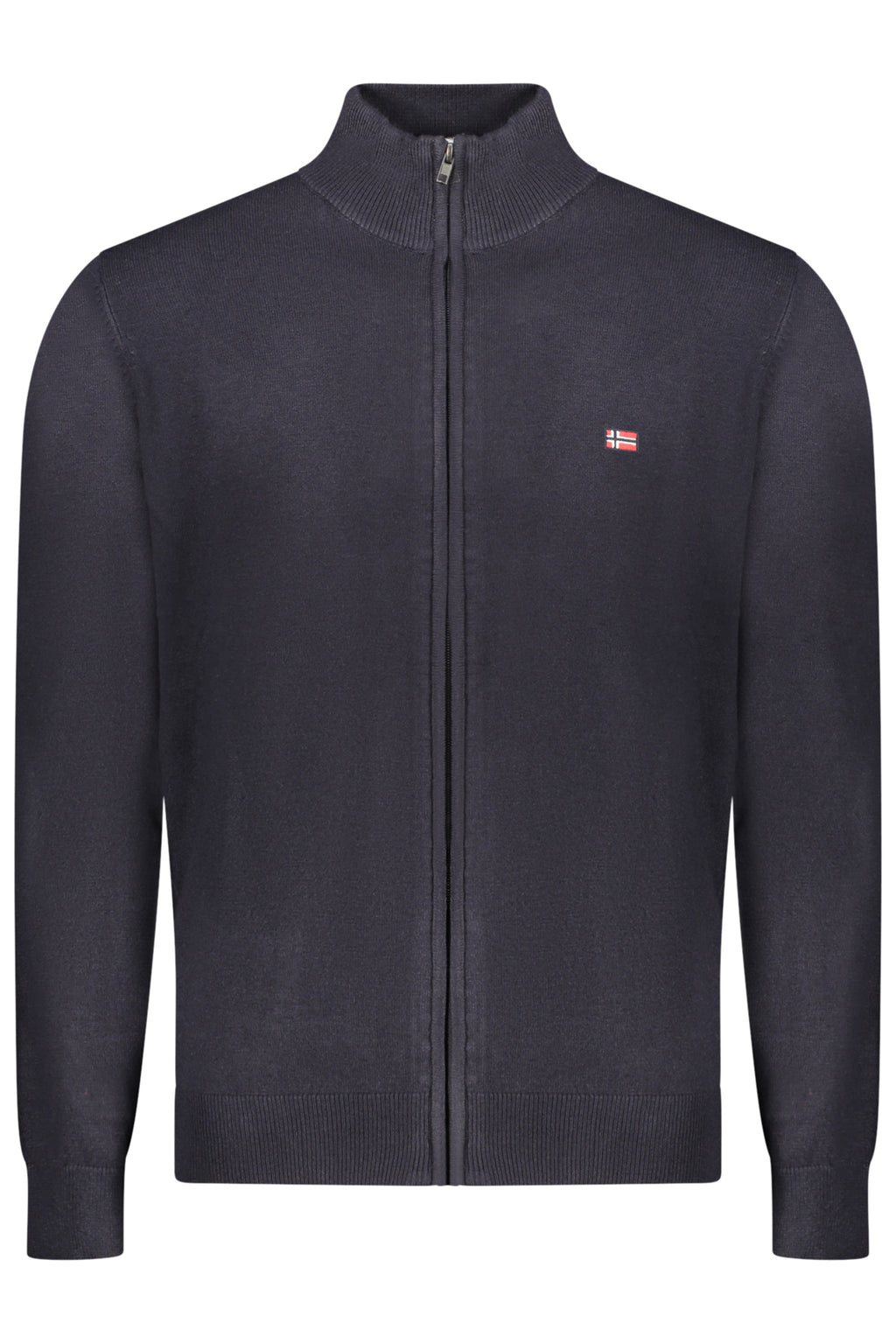 NORWEGEN 1963 HERREN BLAUER STRICKJACKE