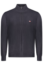 NORWEGEN 1963 HERREN BLAUER STRICKJACKE