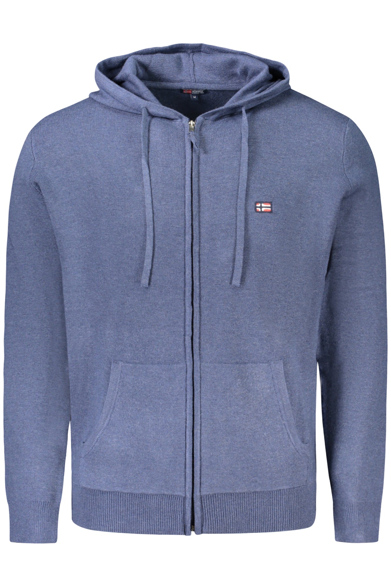 NORWAY 1963 Blauer Herren-Cardigan – Kapuzen-Cardigan für Herbst/Winter | soulluna.de Blau