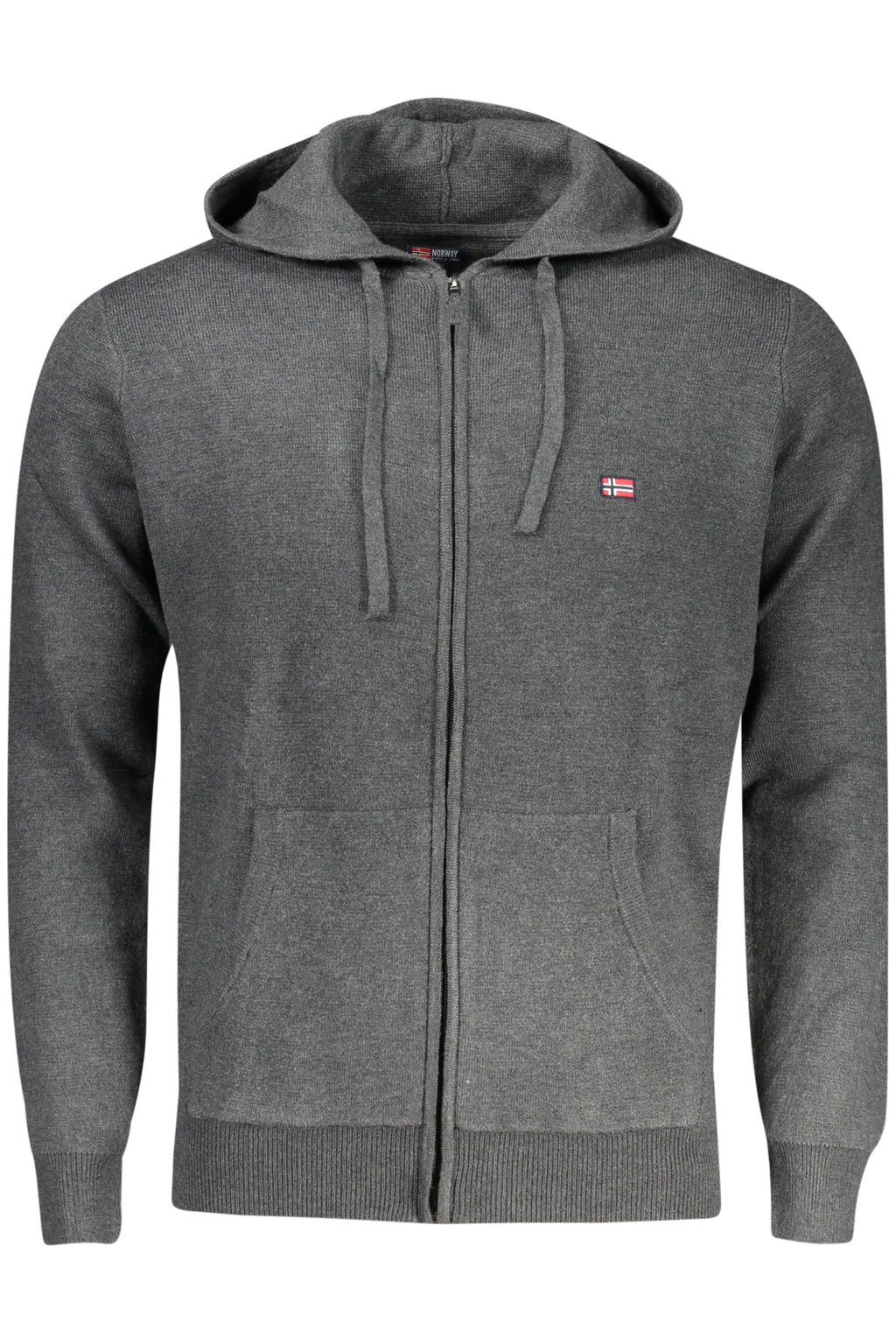 NORWEGEN 1963 GRAUER HERREN-STRICKJACKE