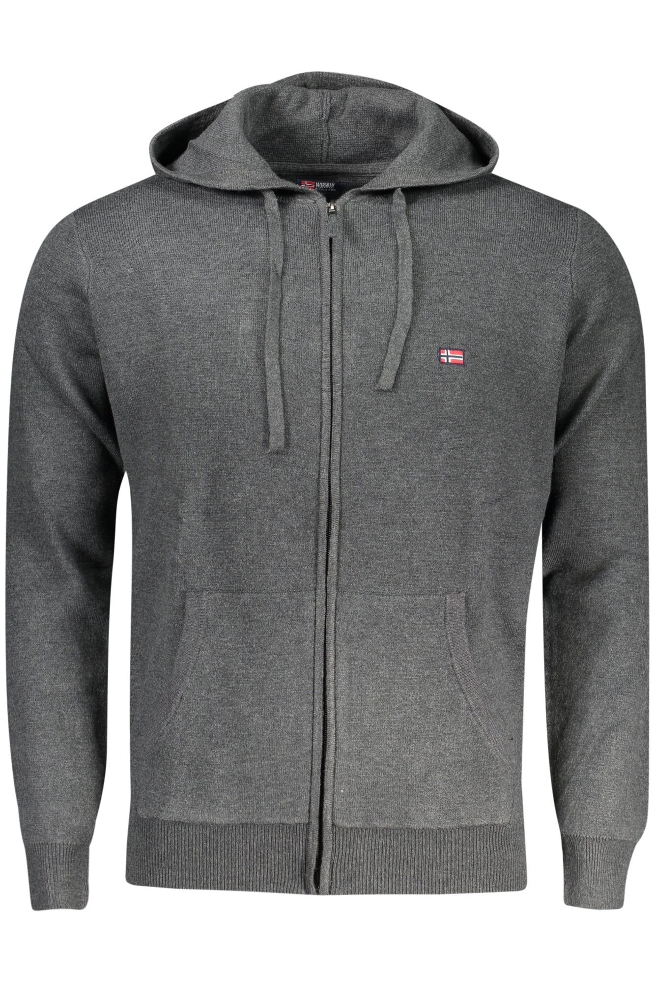 NORWEGEN 1963 GRAUER HERREN-STRICKJACKE