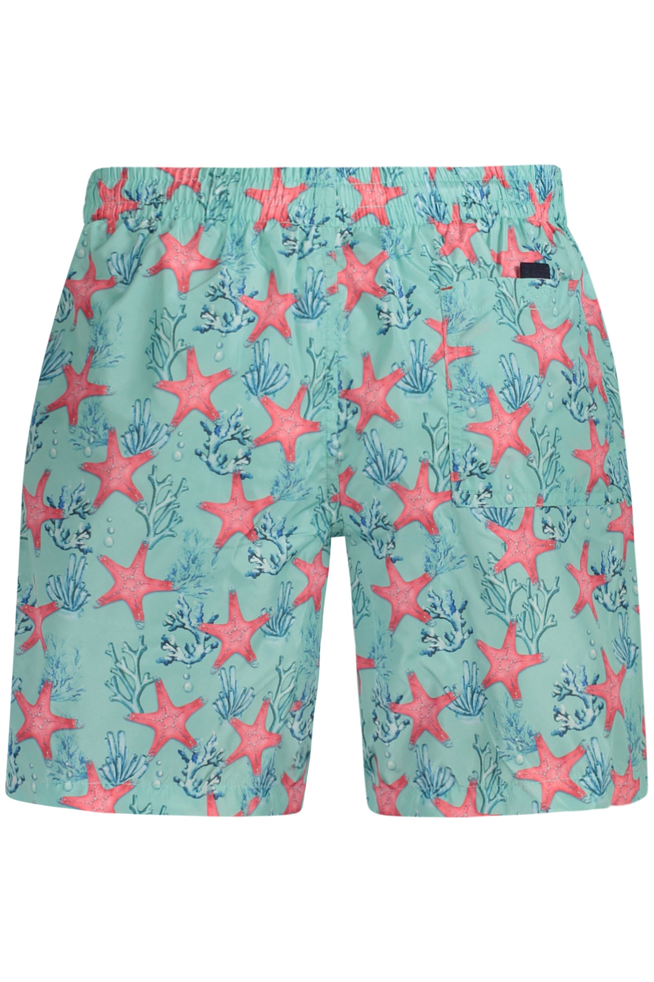 NORWAY 1963 Badehose Herren – Blaue Badeboxer mit Logo-Applikation für Sommer Hellblau