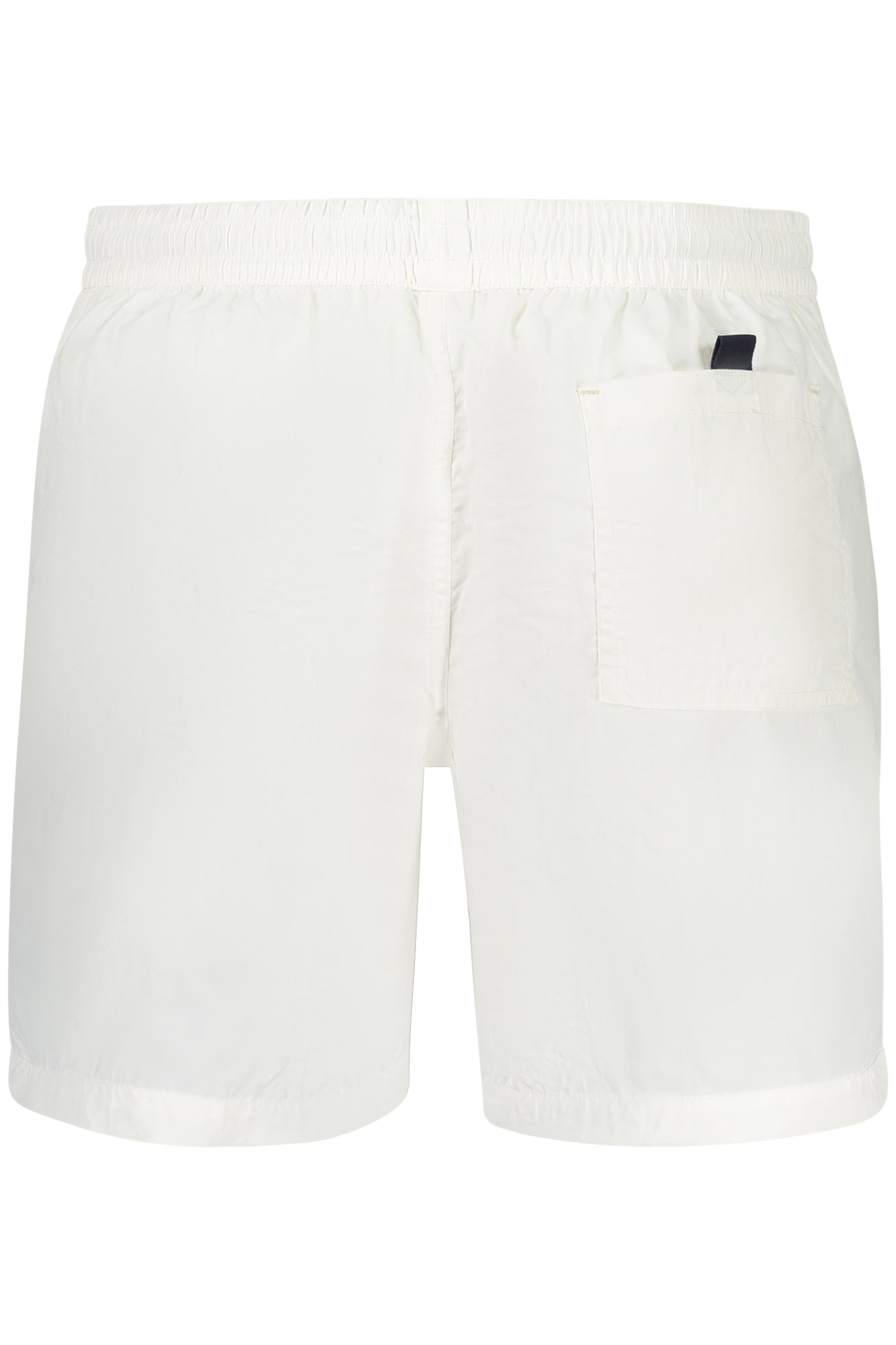 NORWAY 1963 Badeboxer Herren – Roter Mann Print mit Kontrastdetails Weiß