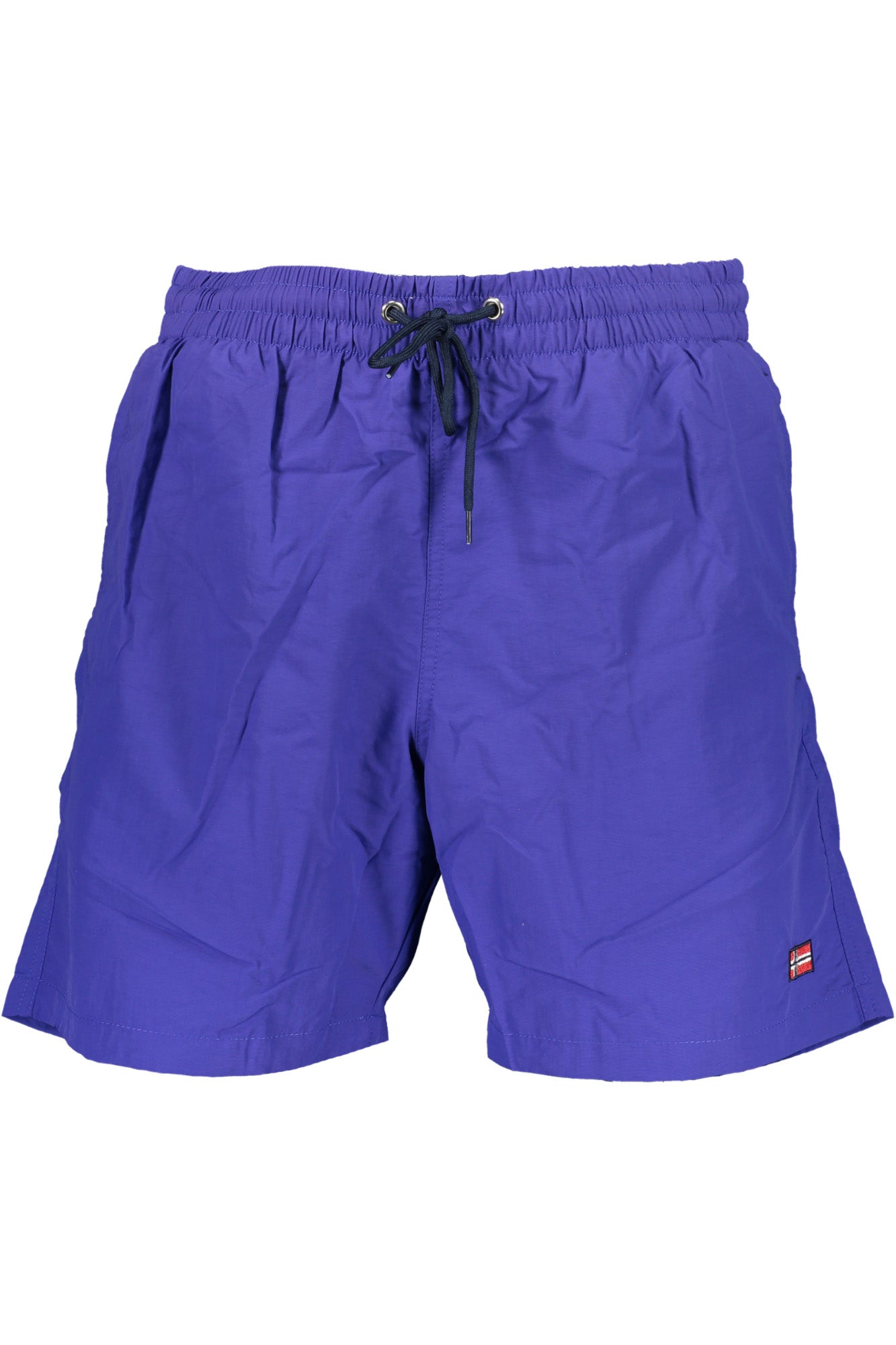 NORWAY 1963 Badehose Herren – Blaues Unterkostüm mit elastischem Bund & Tasche Blau Hauptbild