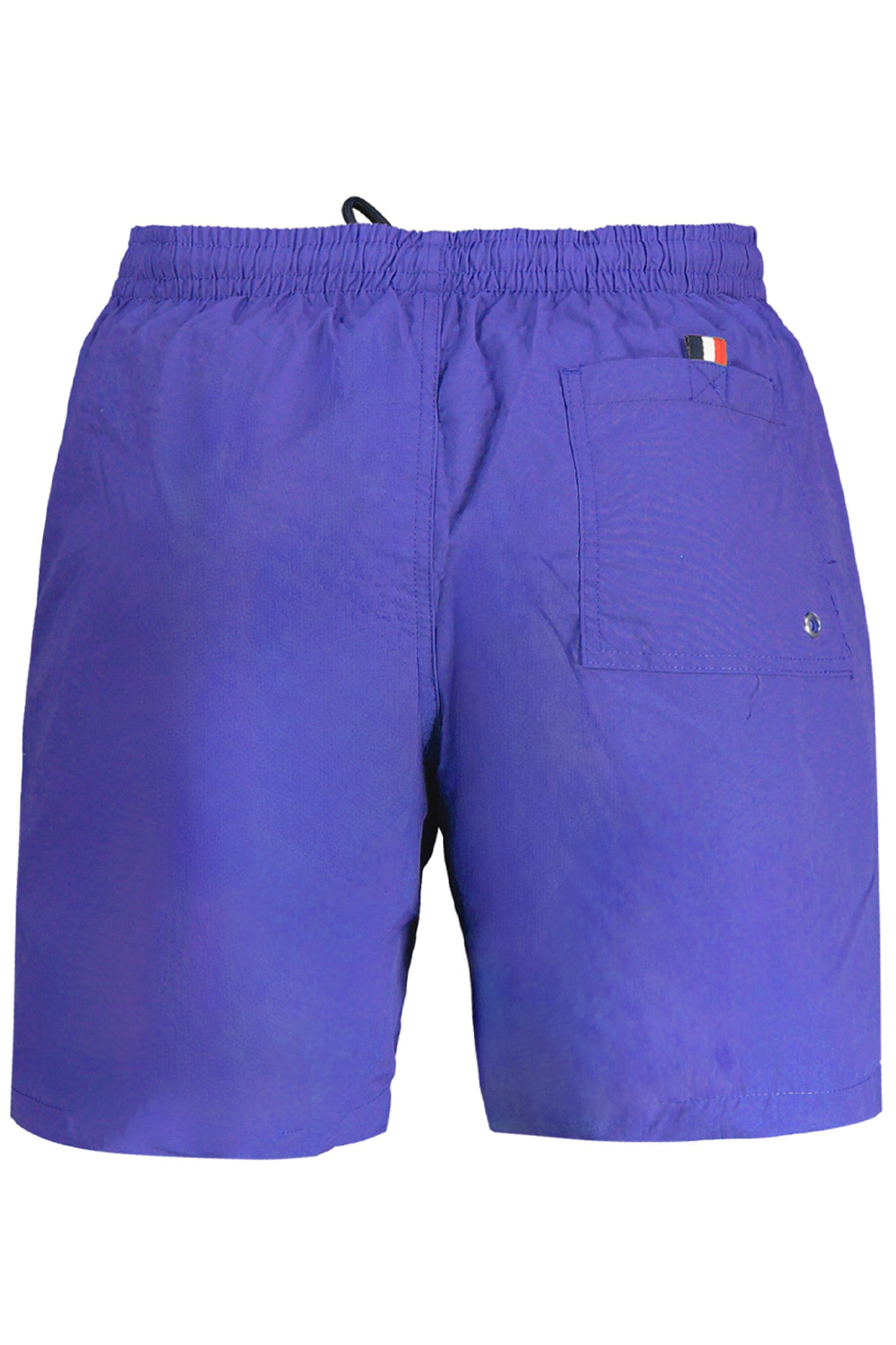 NORWAY 1963 Badehose Herren – Schwimmboxer mit Kontrastdetails und Gesäcktasche Blau