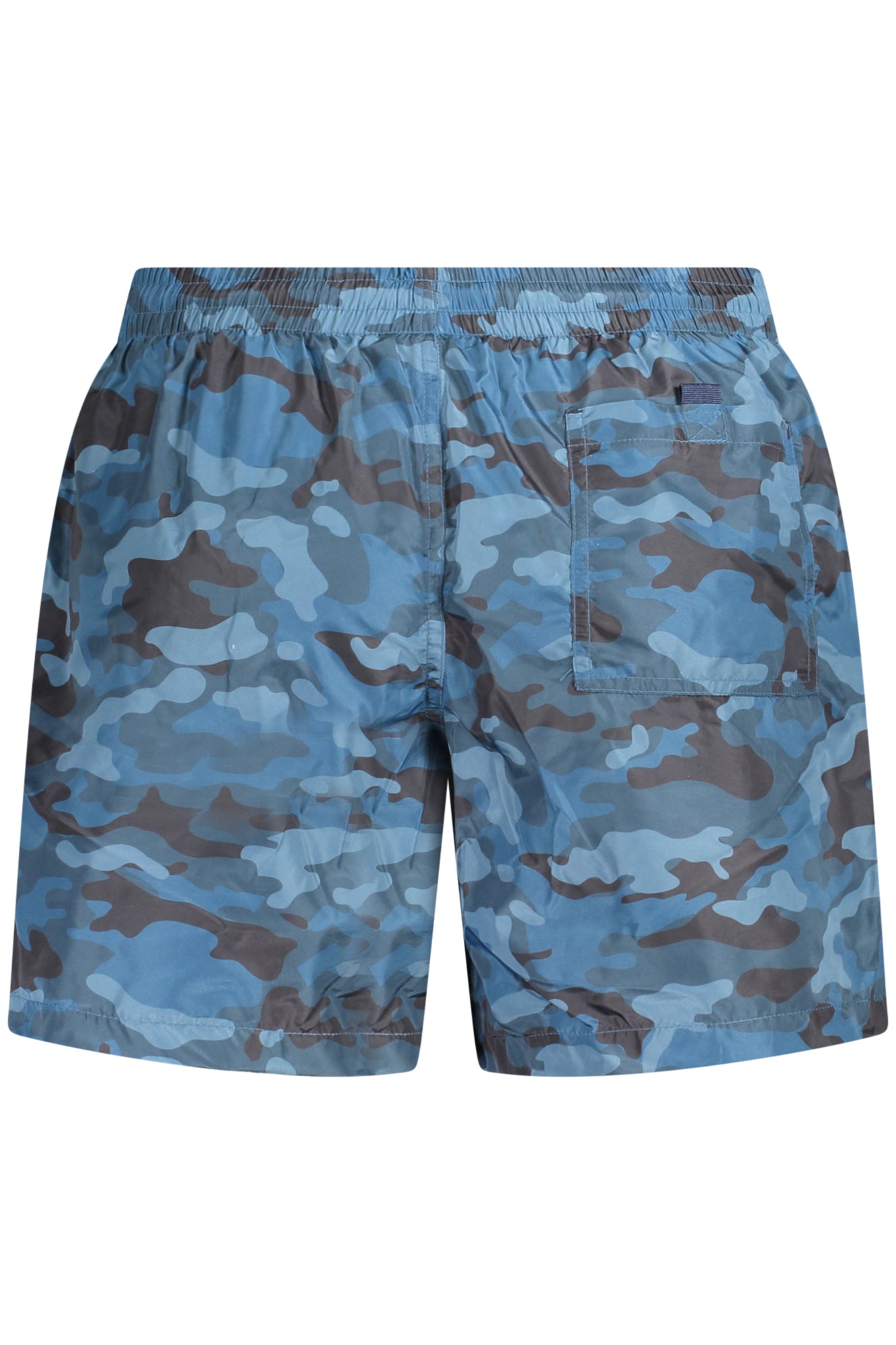 NORWAY 1963 Badeboxer Herren – Elastischer Bund mit Logo-Applikation Blau