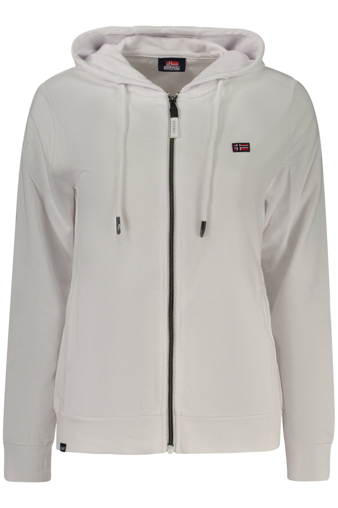 NORWAY 1963 Damen Sweatshirt – Hoodie, mit Taschen Weiß