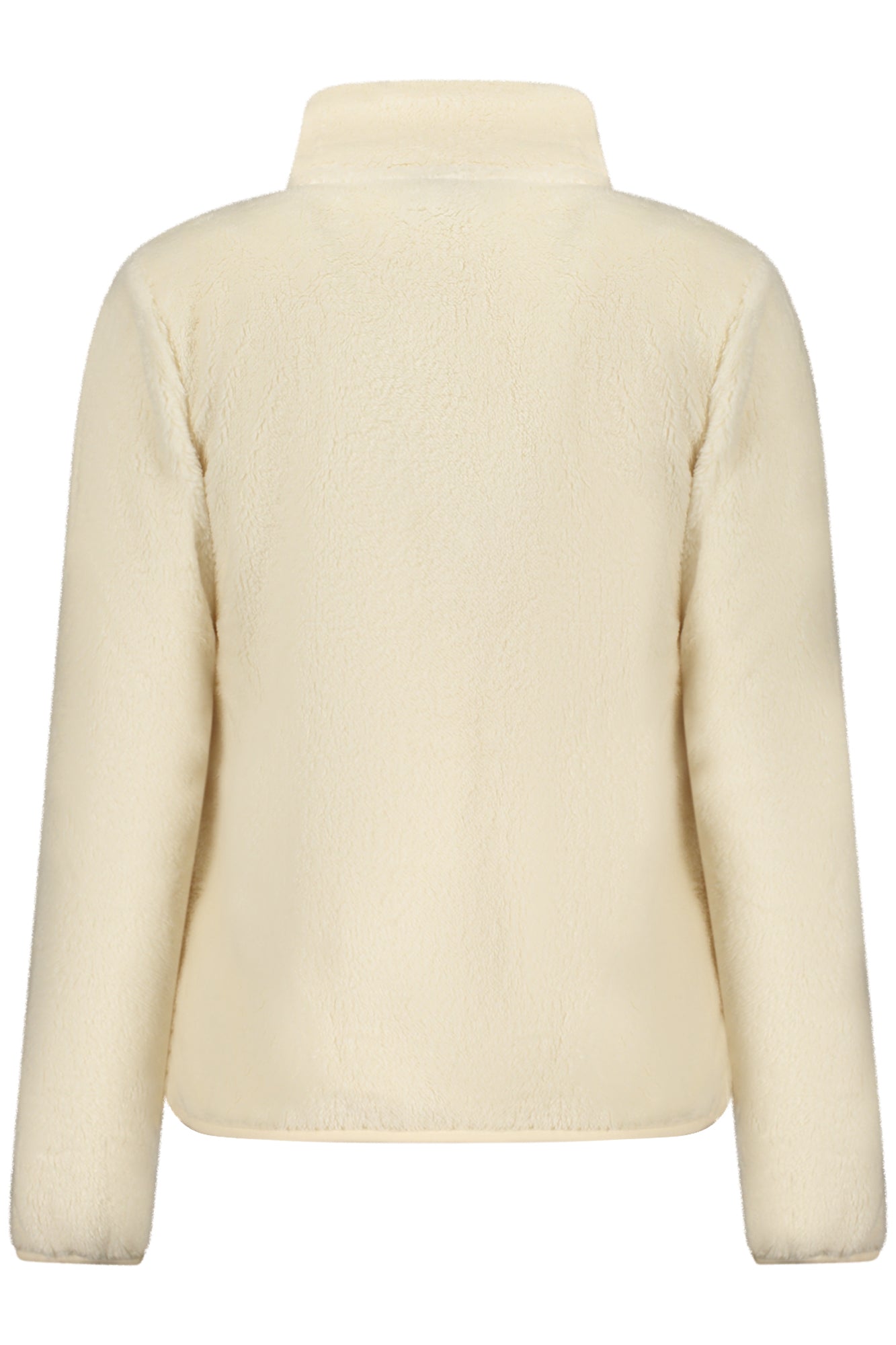 NORWAY 1963 Damen-Sweatshirt mit Reißverschluss – Plüsch-Sweat mit Taschen für Herbst/Winter Weiß