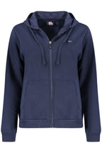 NORWEGEN 1963 BLAUES DAMEN-SWEATSHIRT MIT REISSVERSCHLUSS