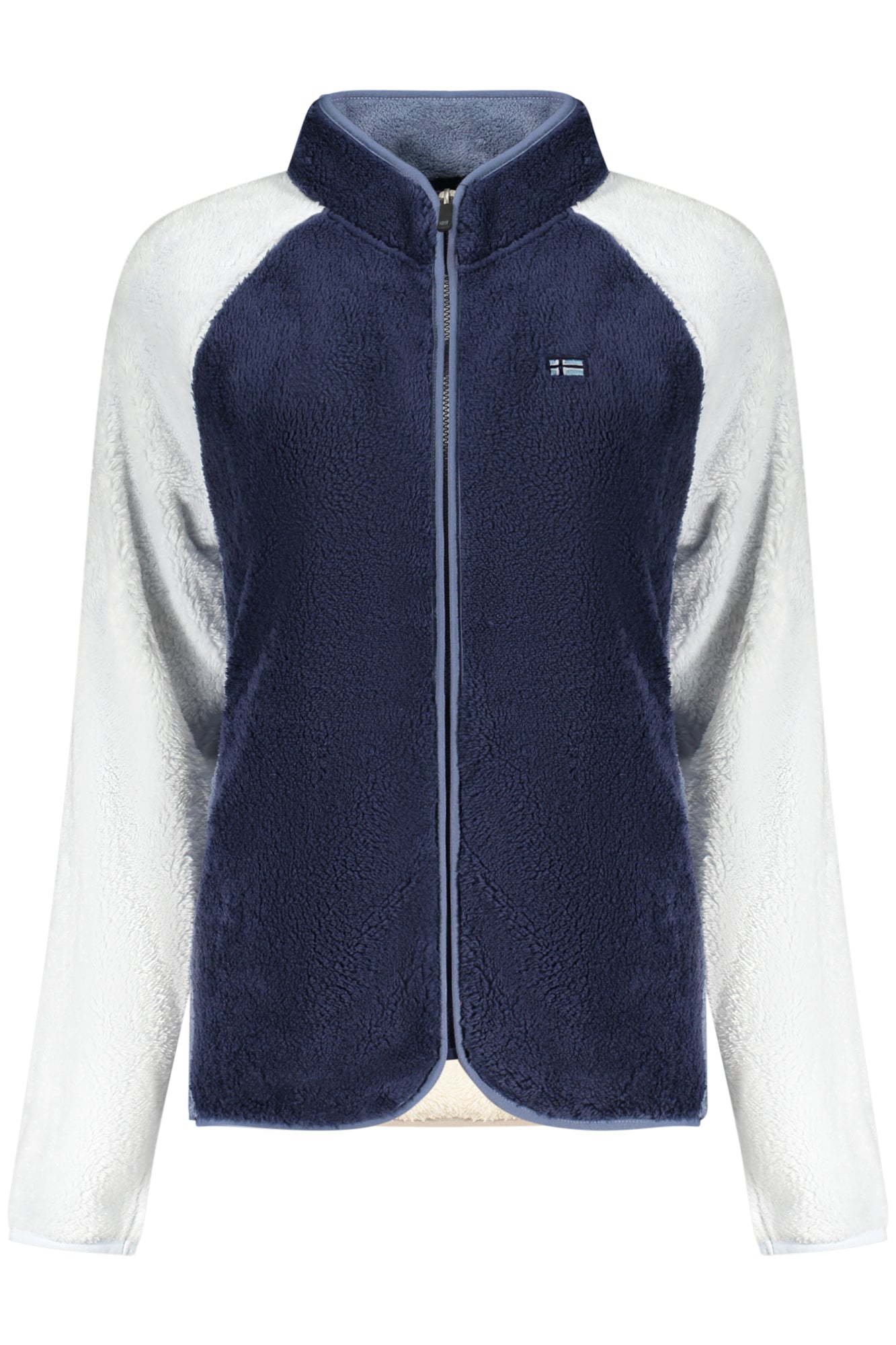 NORWEGEN 1963 BLAUES DAMEN-SWEATSHIRT MIT REISSVERSCHLUSS Hauptbild