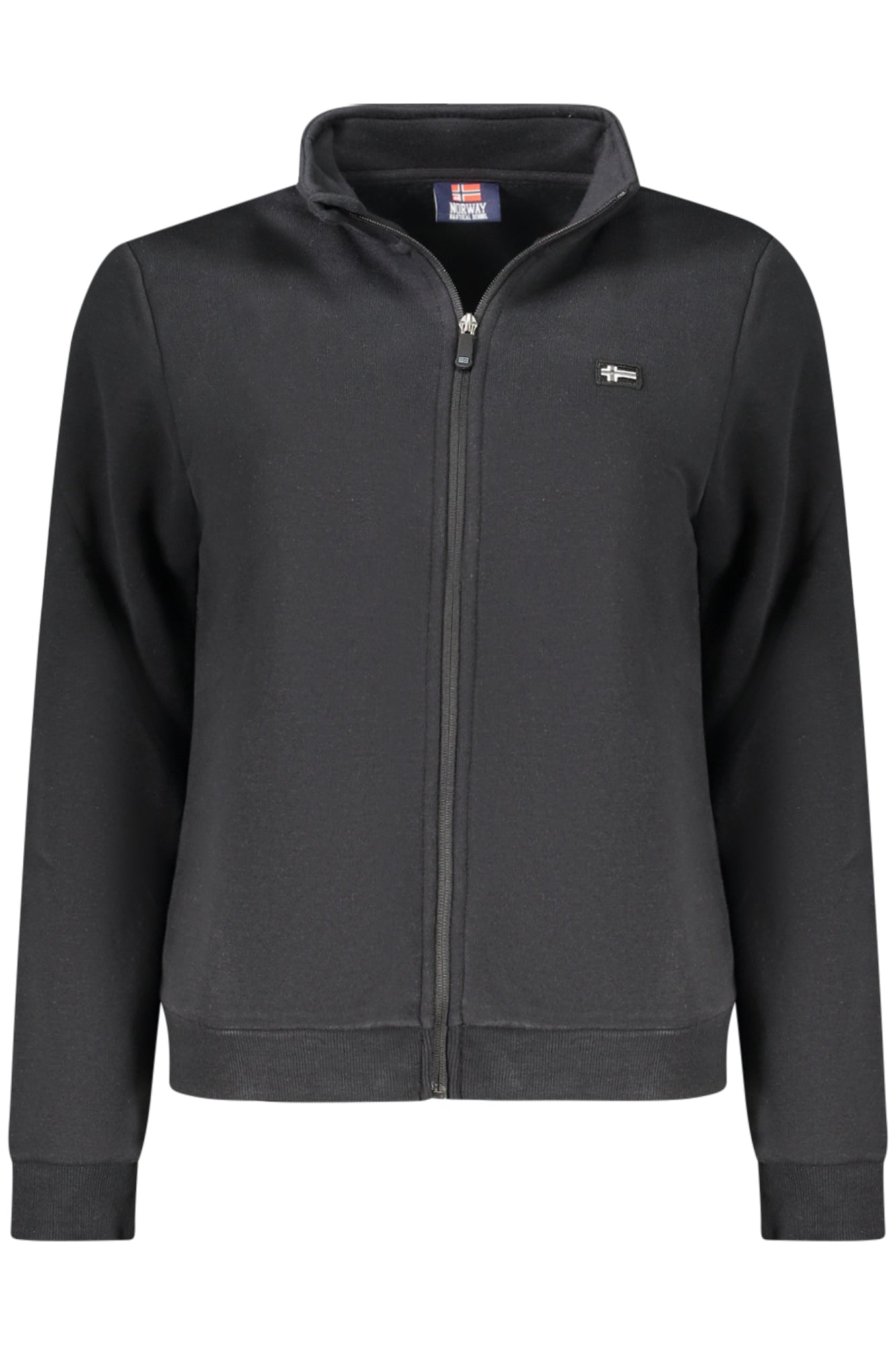 NORWAY 1963 Damen-Sweatshirt mit Reißverschluss – Beige Sweatshirt für Herbst/Winter Schwarz