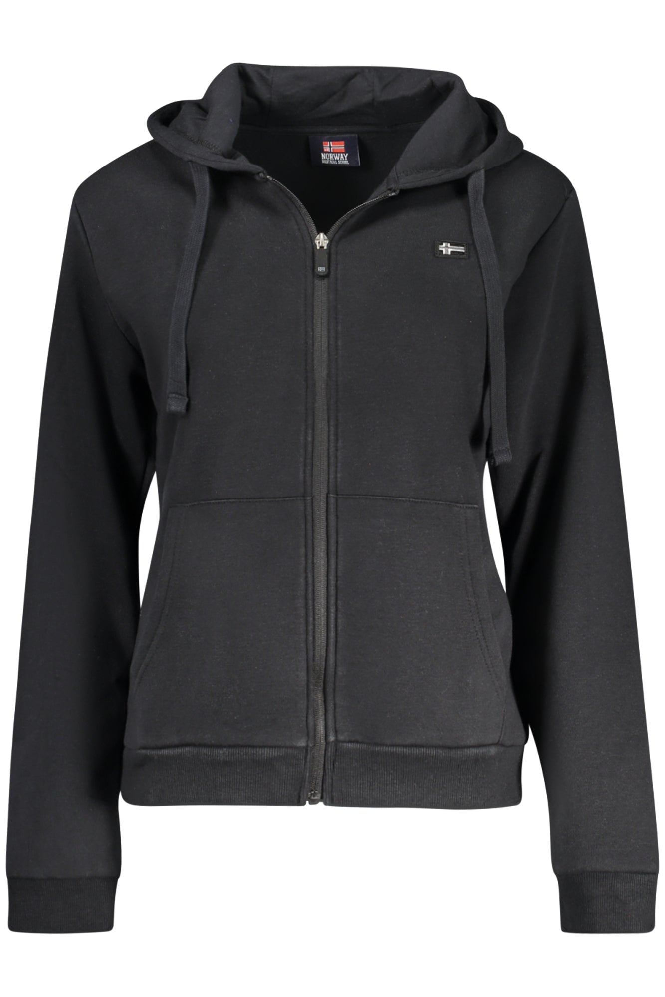 NORWAY 1963 Sweatshirt Damen mit Reißverschluss – Bequemer Hoodie für Herbst/Winter Schwarz Hauptbild