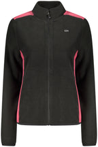 NORWEGEN 1963 SCHWARZES DAMEN-SWEATSHIRT MIT REISSVERSCHLUSS