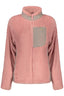 NORWAY 1963 Rosa Damen-Sweatshirt mit Reißverschluss – Plüsch & praktische Taschen Rosa
