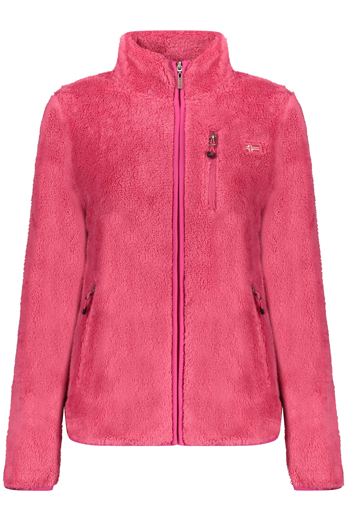 NORWAY 1963 Sweatshirt Damen mit Reißverschluss – Rosa Hoodie für Herbst/Winter Rosa