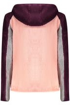 NORWEGEN 1963 ROSA DAMEN-SWEATSHIRT MIT REISSVERSCHLUSS