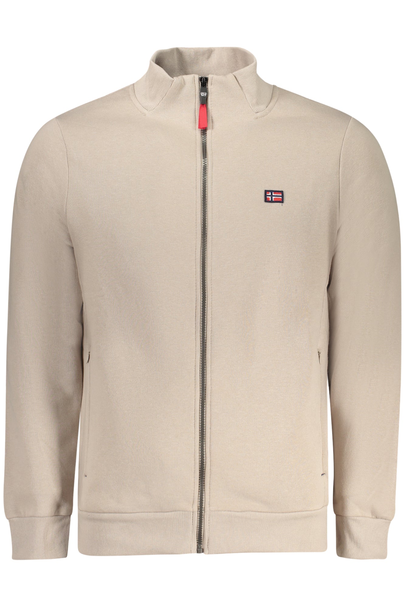 NORWAY 1963 Sweatshirt Herren mit Reißverschluss – Blau, 2 Taschen | soulluna.de Beige