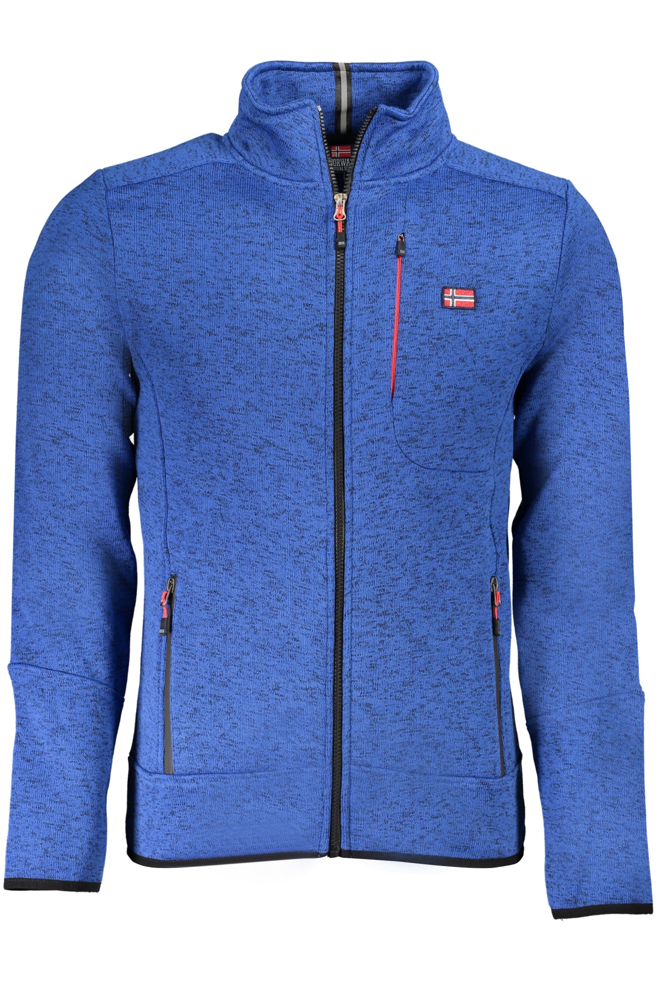 NORWAY 1963 Herren Sweatshirt – Langarm, mit Taschen Blau