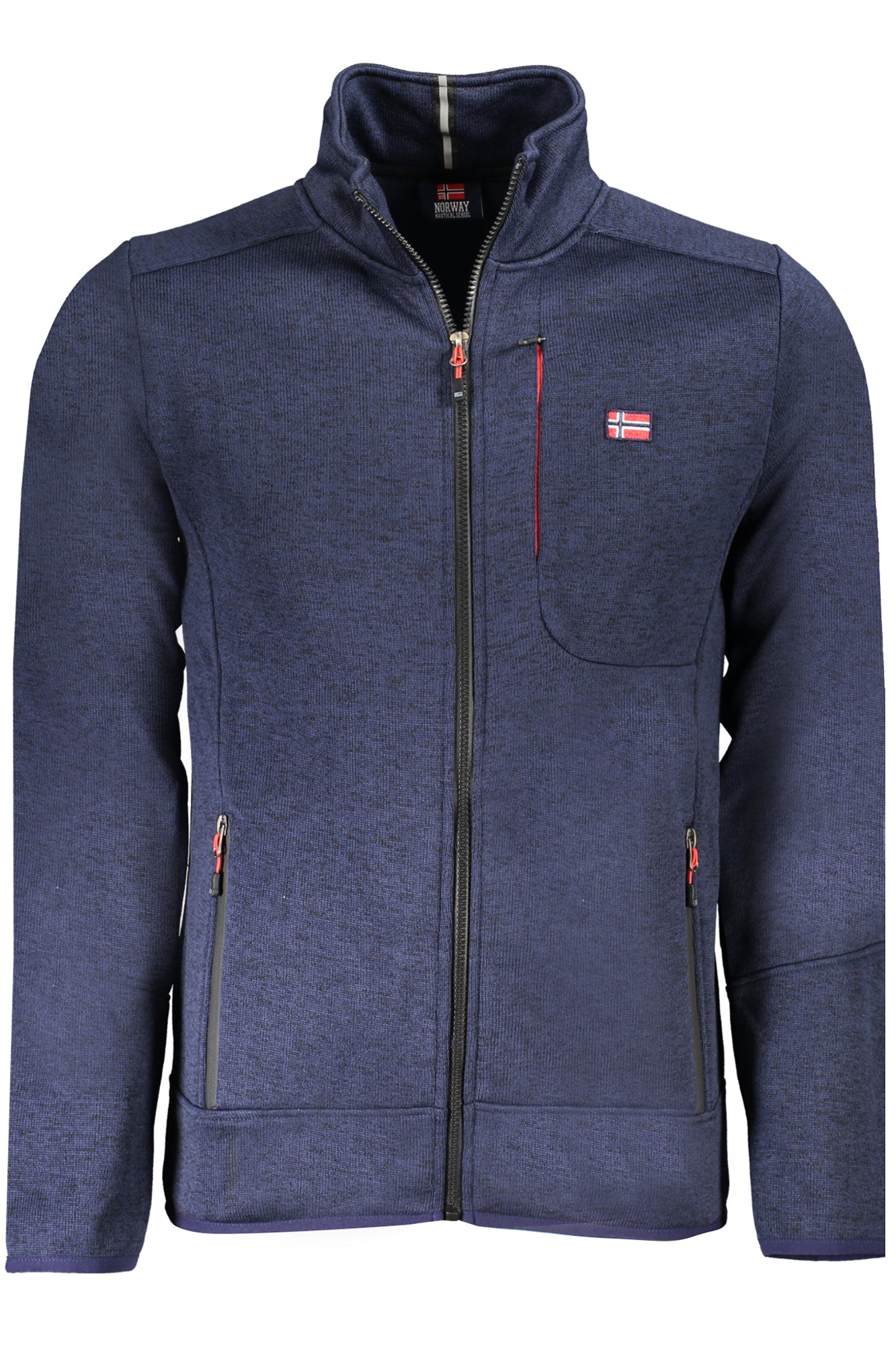 NORWAY 1963 Herren Sweatshirt – Langarm, mit Taschen Blau