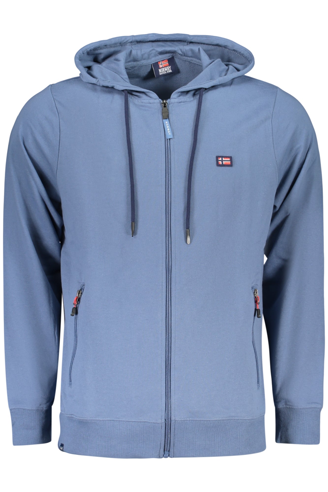 NORWAY 1963 Herren Sweatshirt – mit Kapuze, mit Taschen Blau