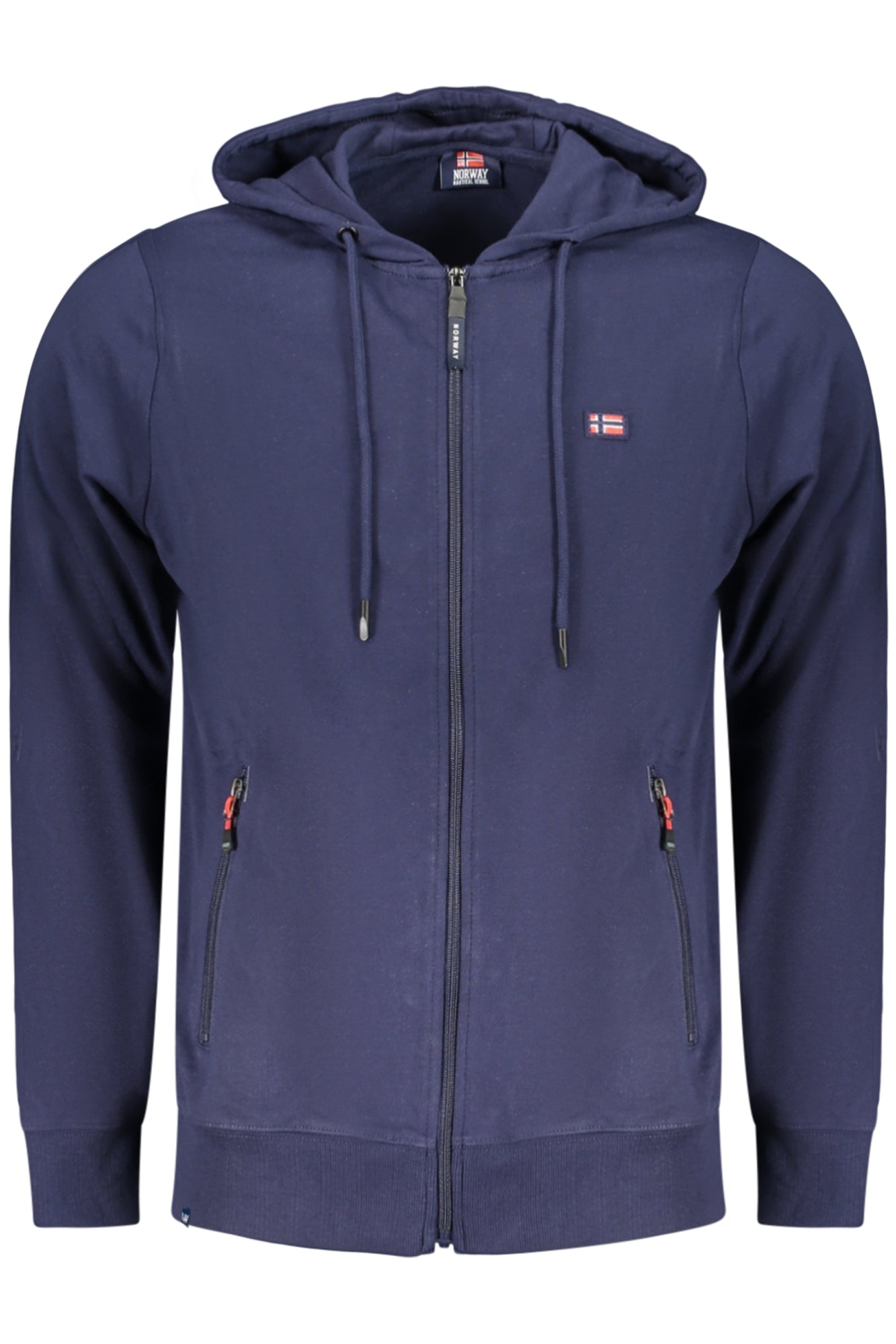 NORWAY 1963 Herren Sweatshirt – mit Kapuze, mit Taschen Blau