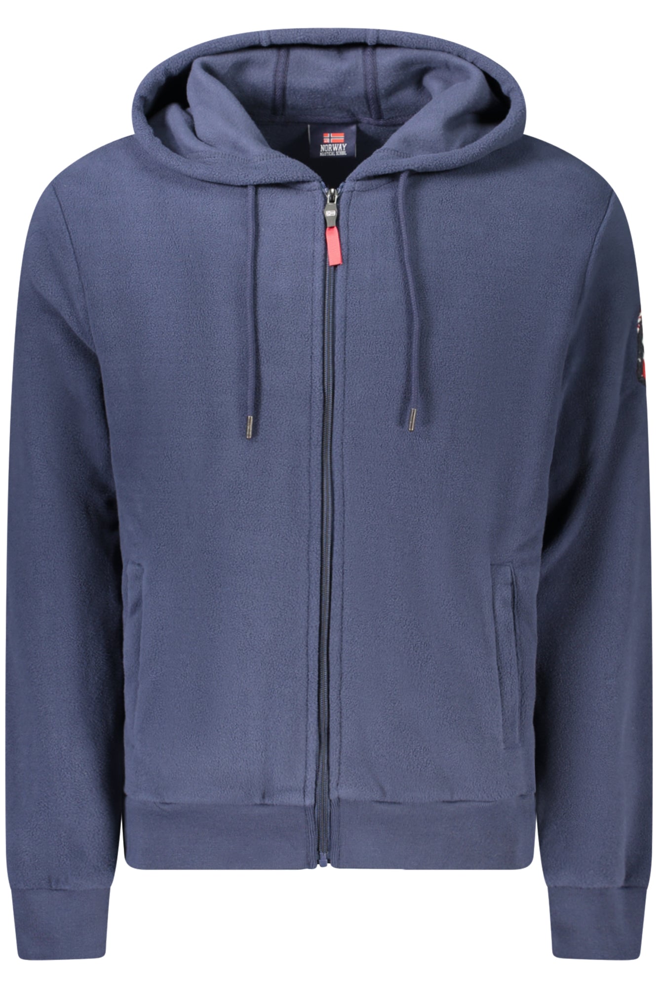 NORWAY 1963 Sweatshirt Herren mit Reißverschluss – Warmes Fleece für Herbst/Winter Blau