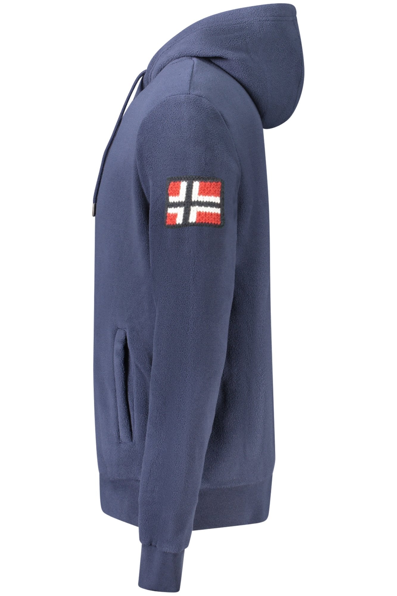 NORWAY 1963 Sweatshirt Herren mit Reißverschluss – Warmes Fleece für Herbst/Winter Blau