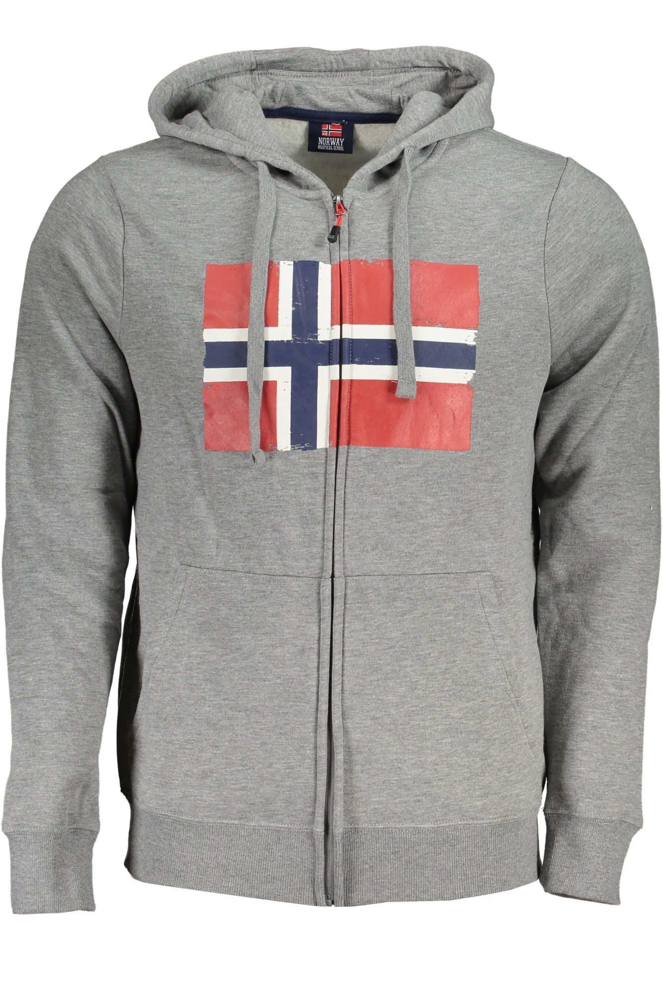 NORWAY 1963 Herren Sweatshirt – mit Kapuze, mit Taschen Grau