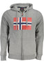 NORWAY 1963 Herren Sweatshirt – mit Kapuze, mit Taschen Grau
