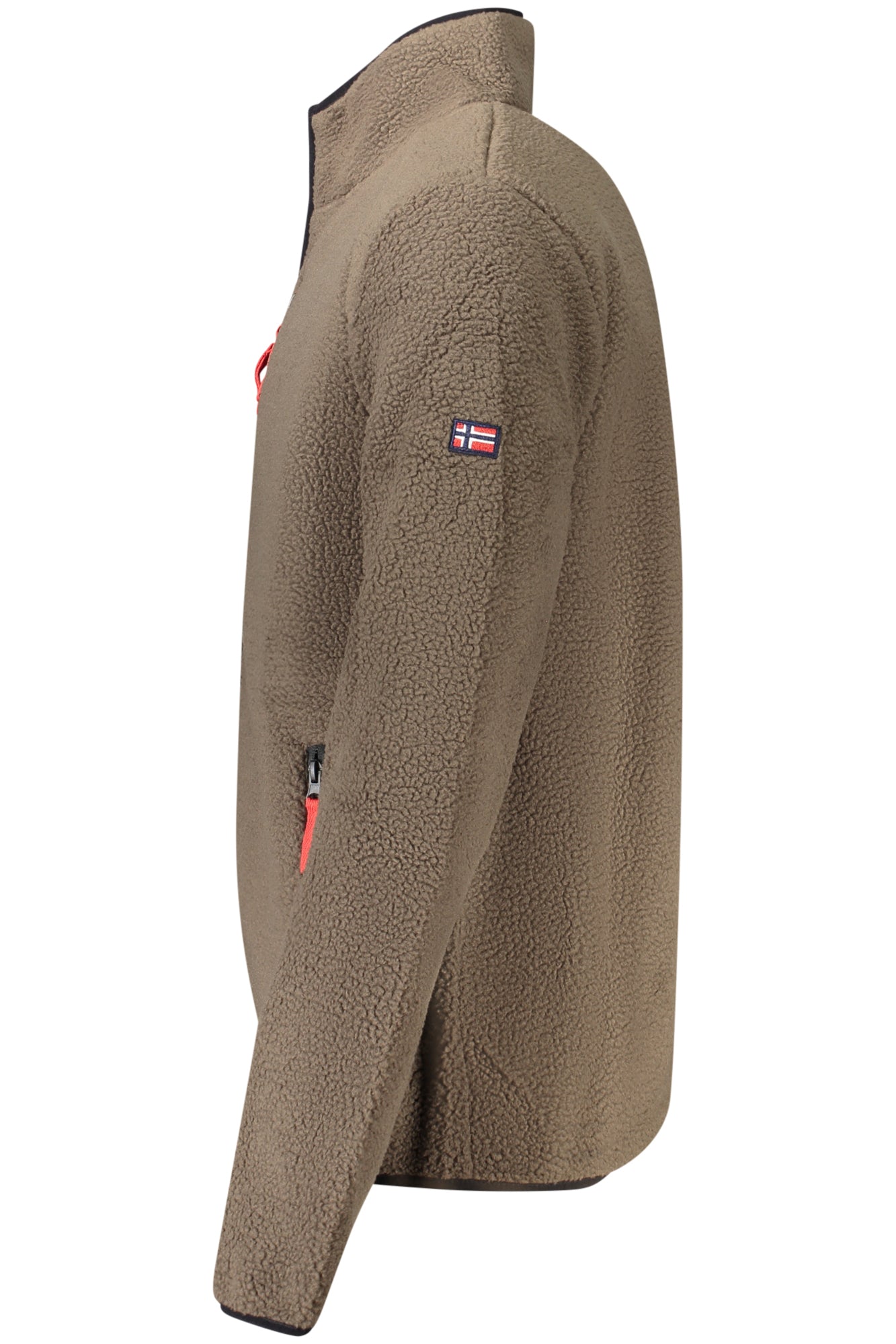 NORWAY 1963 Herren Sweatshirt – Langarm, mit Taschen Braun