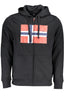 NORWEGEN 1963 SCHWARZES HERREN-SWEATSHIRT MIT REISSVERSCHLUSS