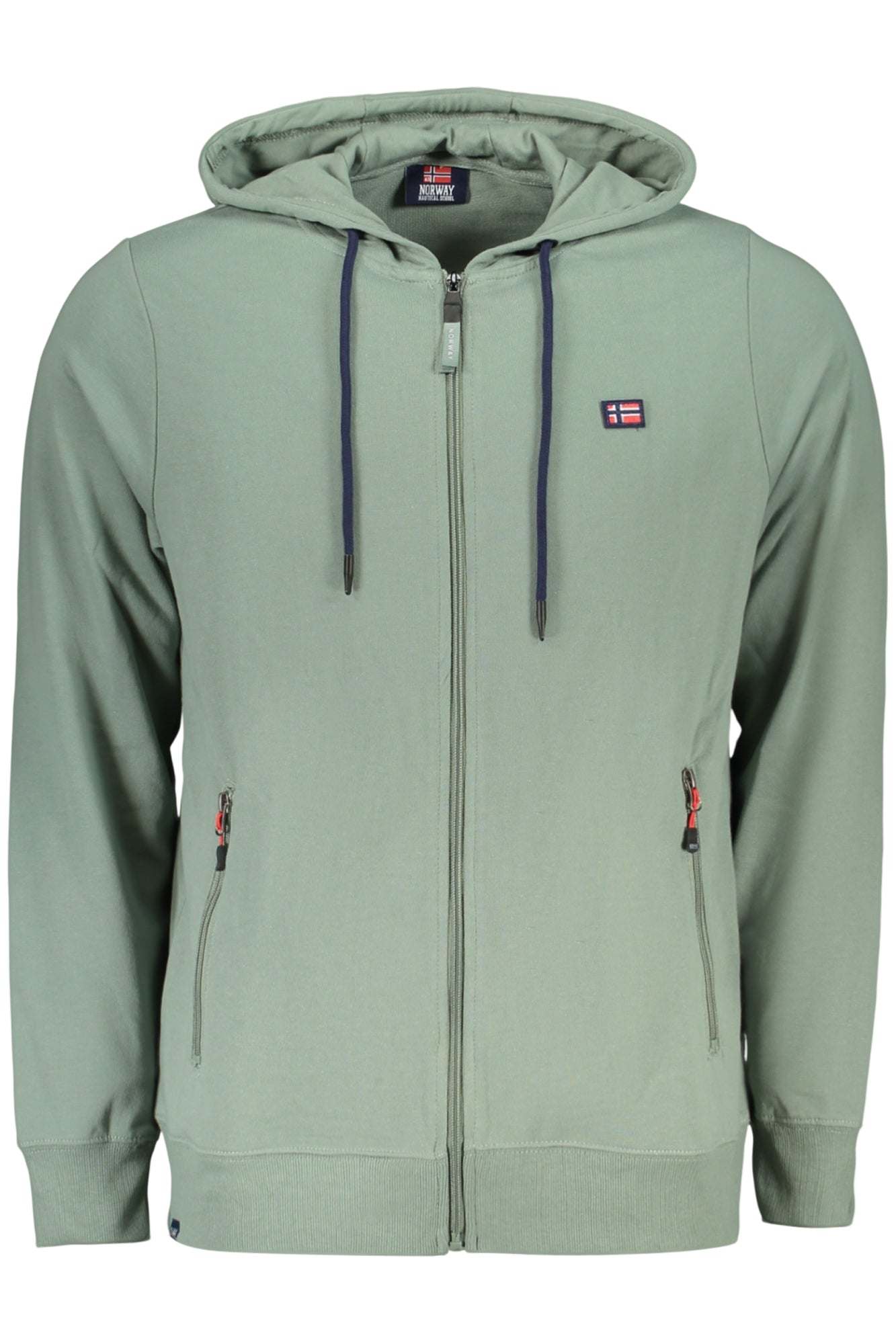 NORWAY 1963 Herren Sweatshirt – mit Kapuze, mit Taschen Grün
