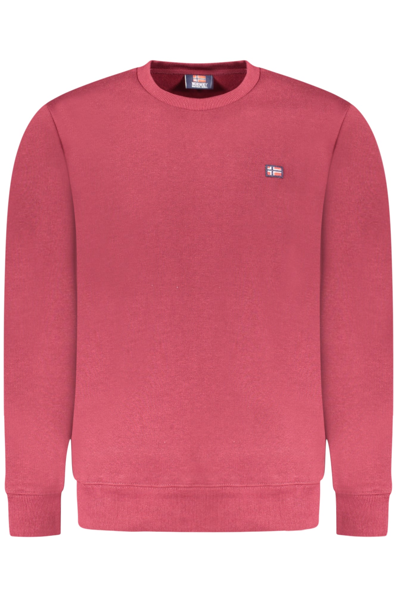 NORWAY 1963 Herren-Sweatshirt mit Zip – Langärmliges Sweatshirt für Herbst/Winter Rot