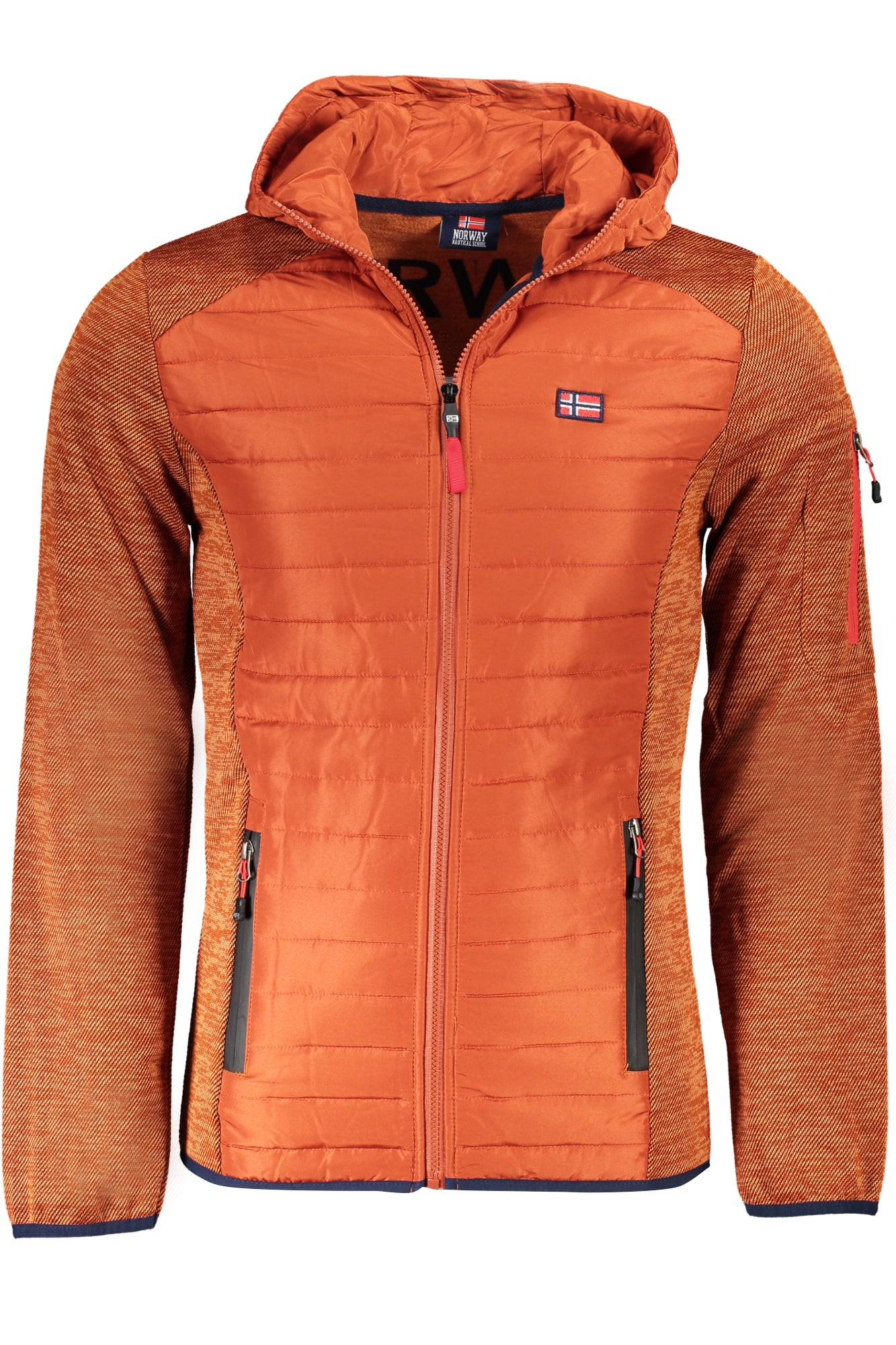 NORWAY 1963 Sportjacke Herren – Braune Kapuzenjacke für Herbst/Winter Braun