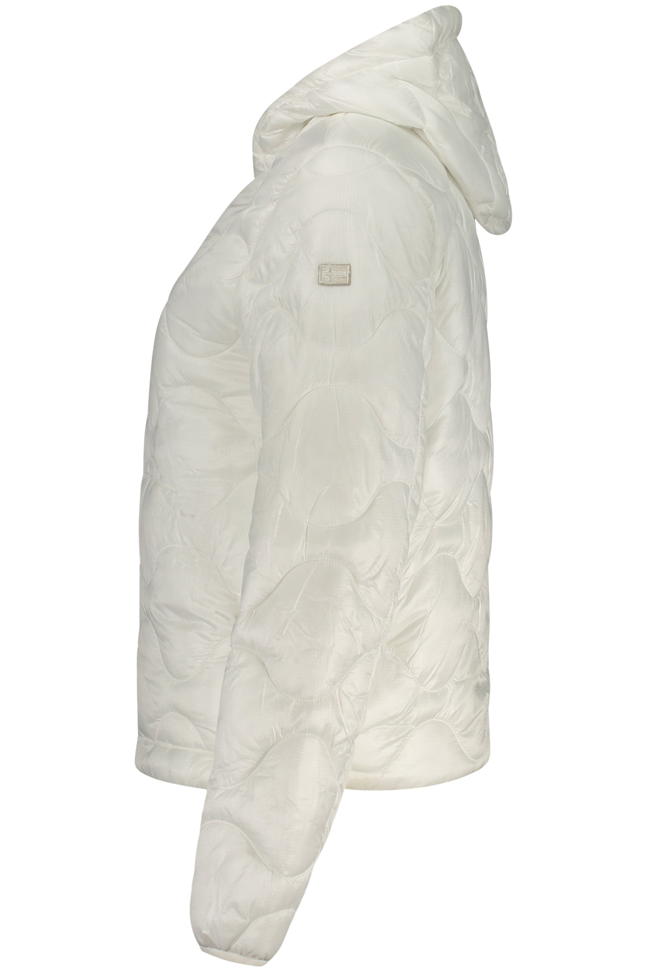 NORWAY 1963 Weisse Damenjacke mit Kapuze – Warme Winterjacke für Damen Weiß