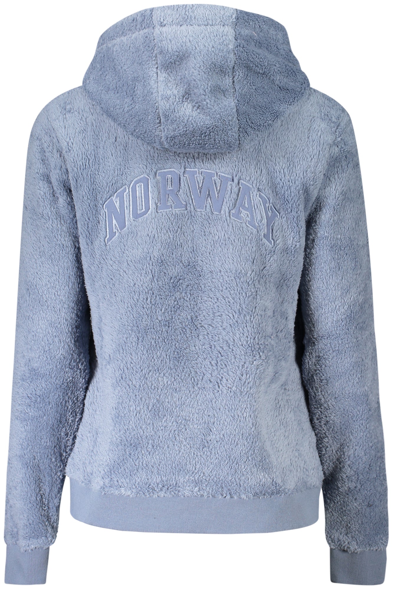 NORWAY 1963 Damen Jacke schwarz – Kapuzenjacke mit Stickerei für Herbst/Winter Blau