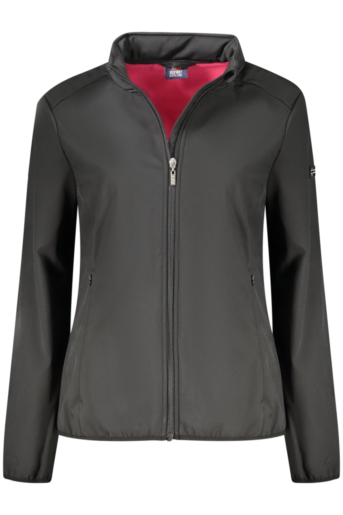 NORWAY 1963 Damenjacke Grau – Softshell mit Fleecefutter für Herbst/Winter Schwarz