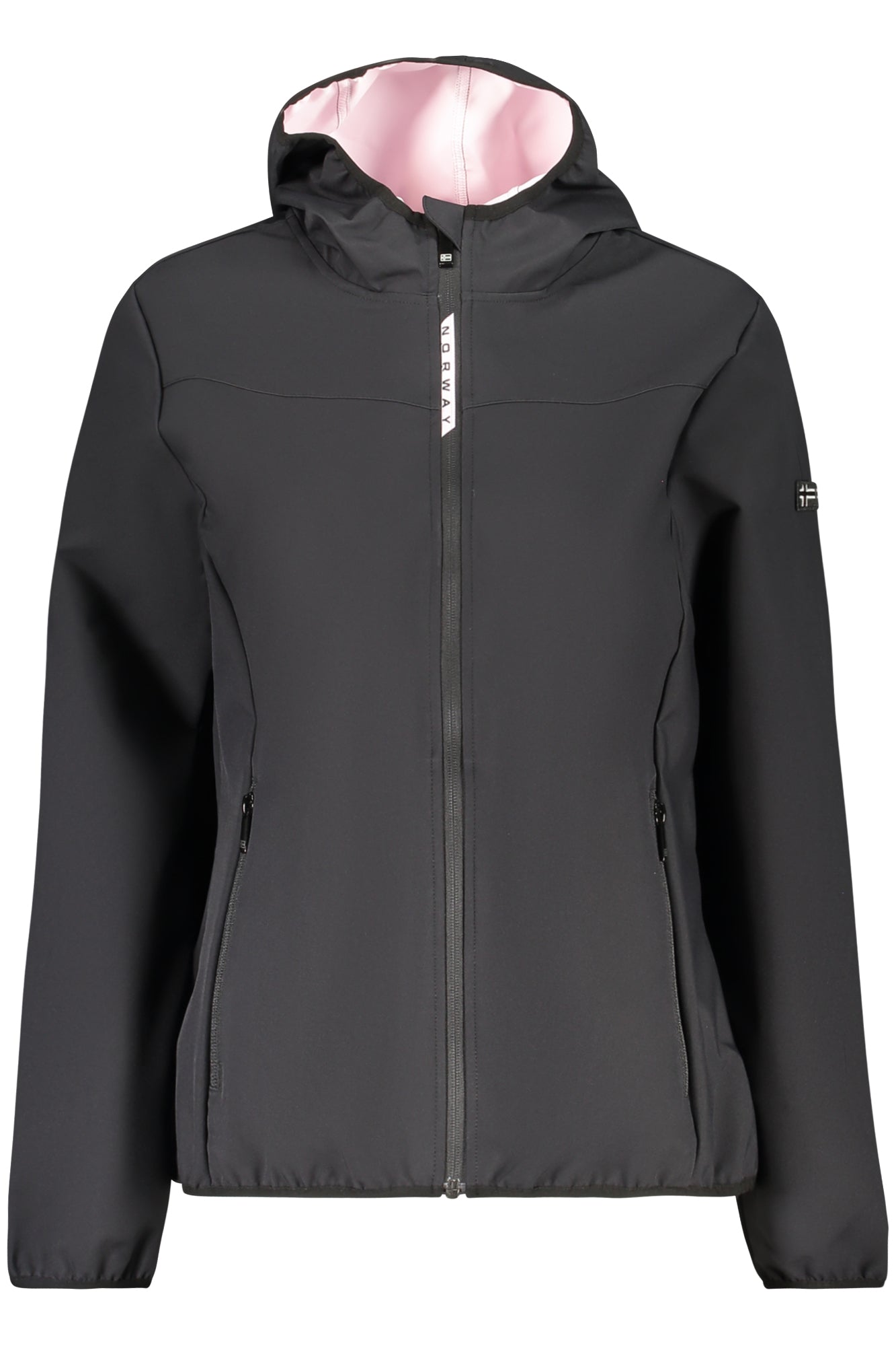 NORWAY 1963 Damen Jacke Rosa – Leichte Softshell-Jacke für Frühling/Sommer Schwarz